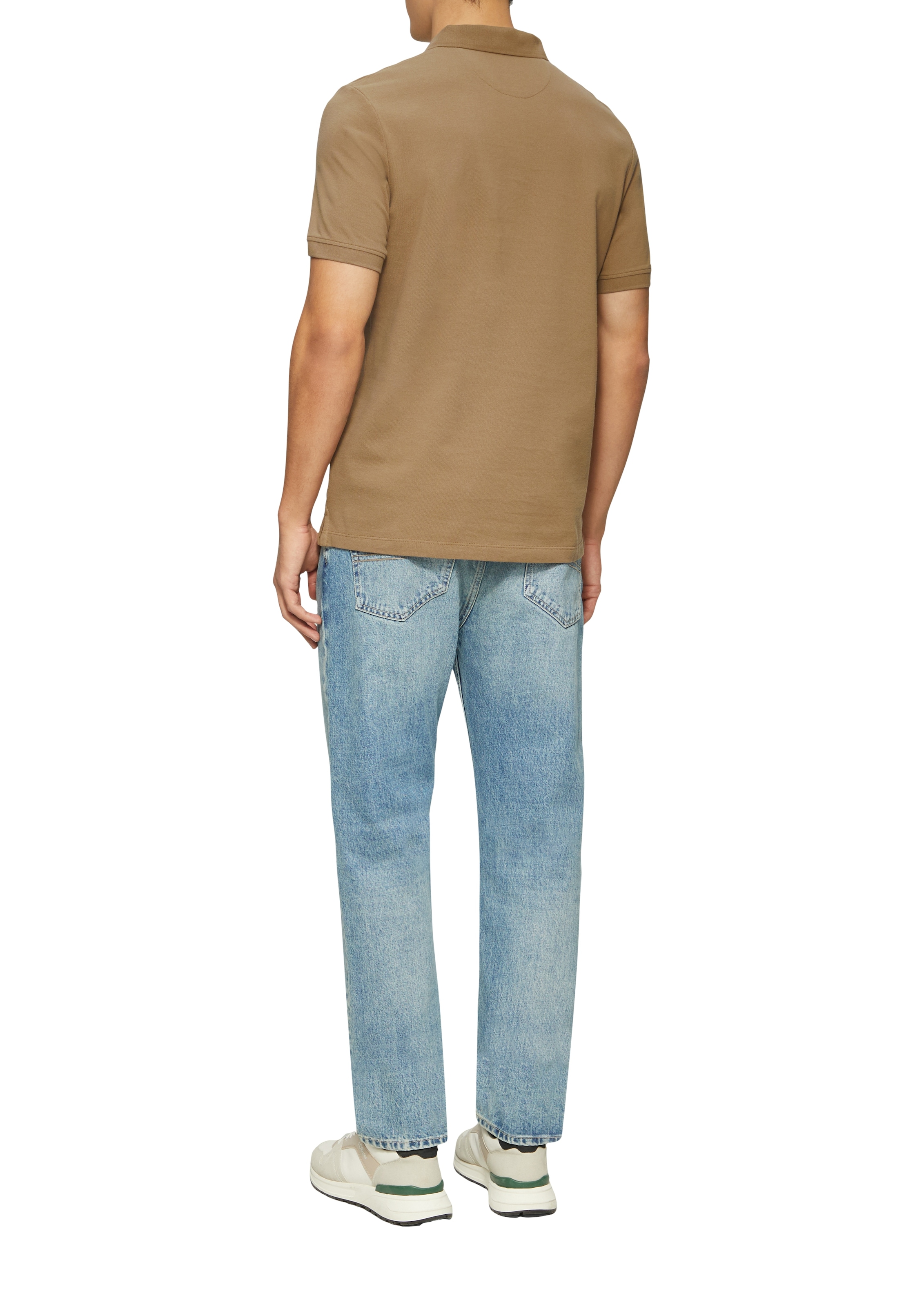 s.Oliver Poloshirt mit Logostickerei