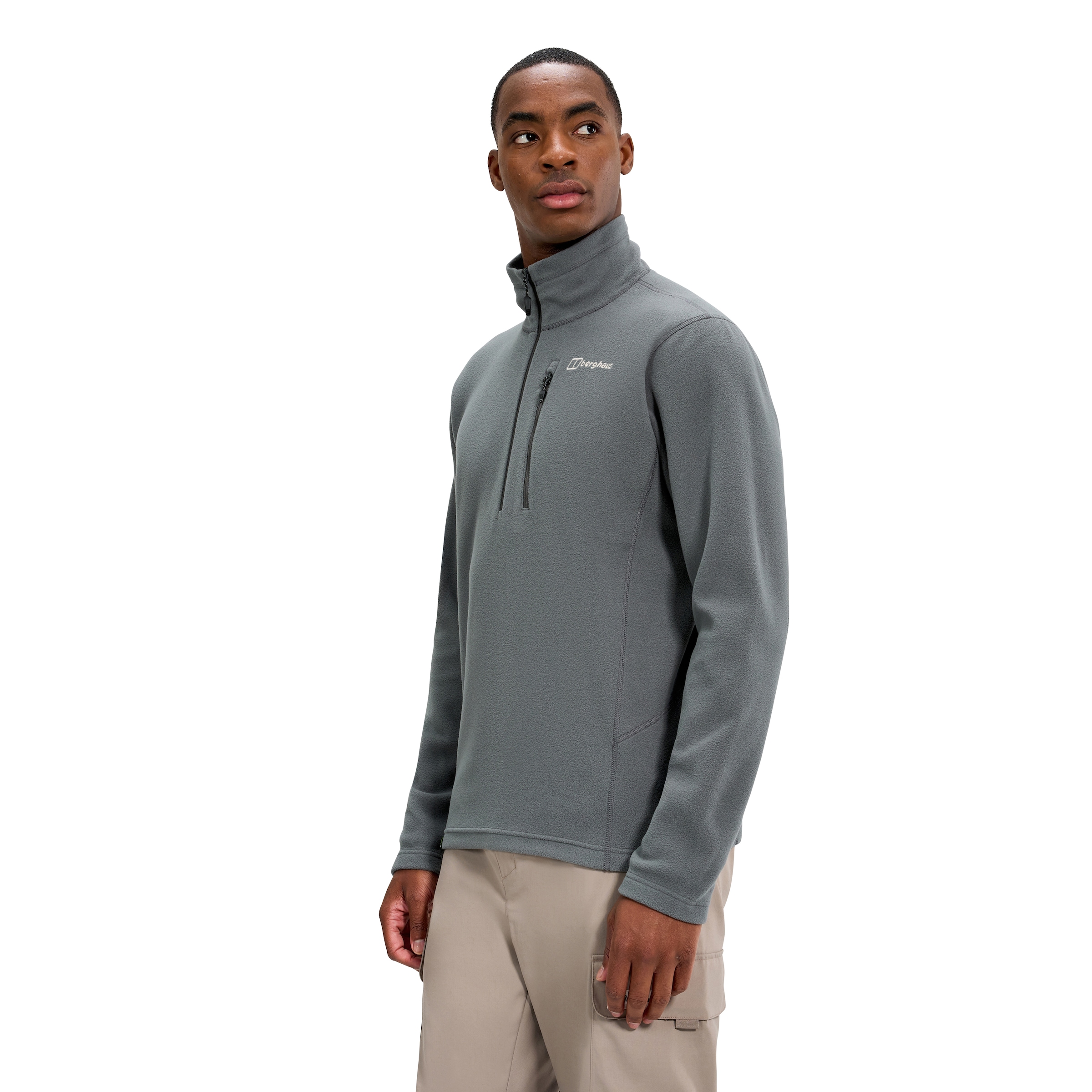 Berghaus Strickfleece-Pullover aus Polyester, mit Half-Zip, aus Polartec® Classic Microfleece