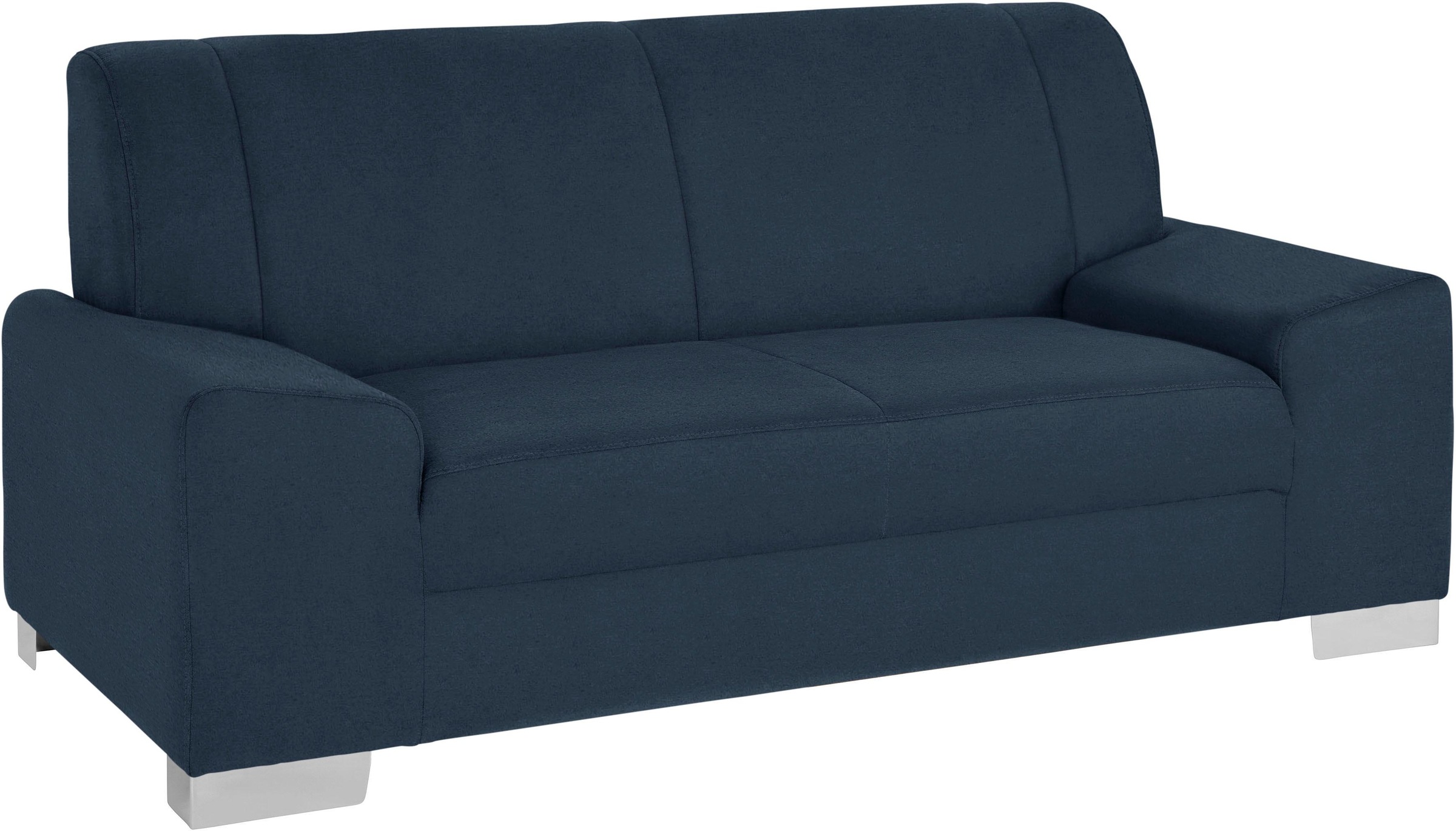 DOMO collection 2-Sitzer »Anzio in kubischer Formensprache, flache Armlehnen, Breite 184cm« wahlweise mit Federkern