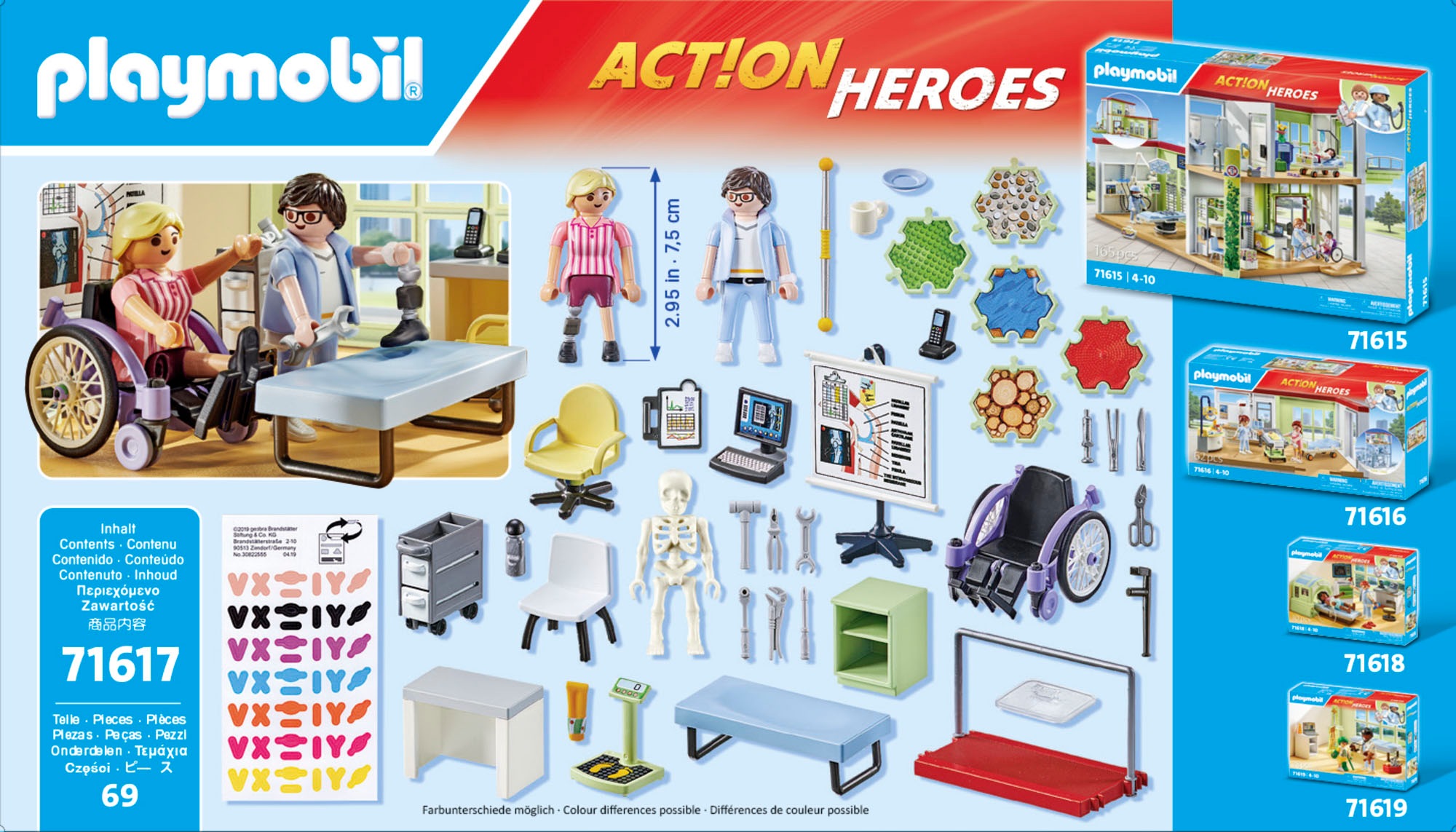 Playmobil® Jeu de construction »Orthopädie (71617), Action Heroes« Made in Europe