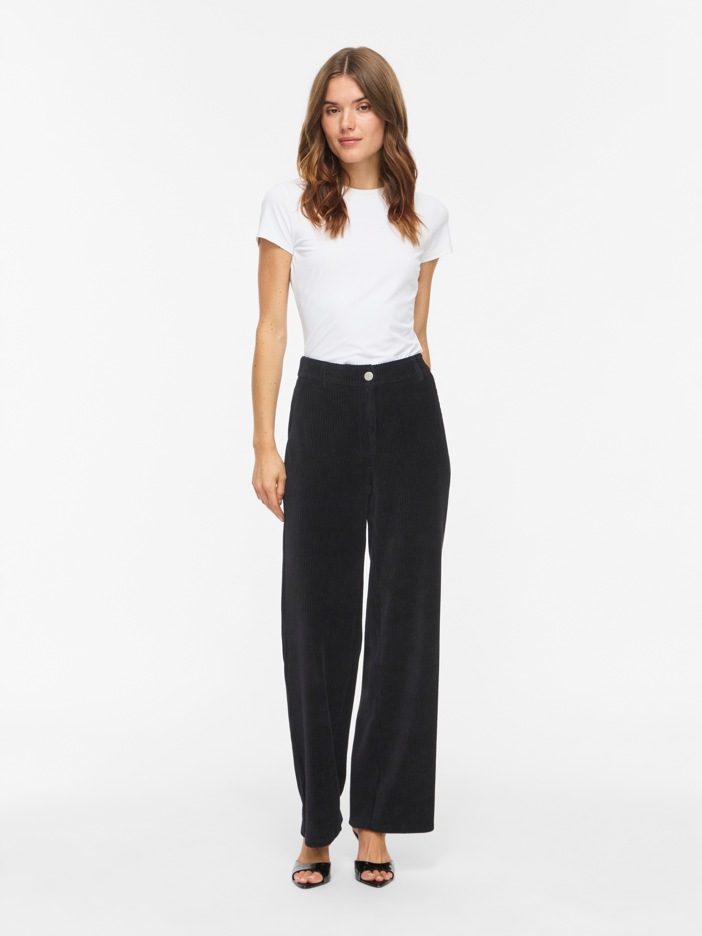 Vila Cordhose »VIKITA RW WIDE CORDUROY PANTS - NOOS«