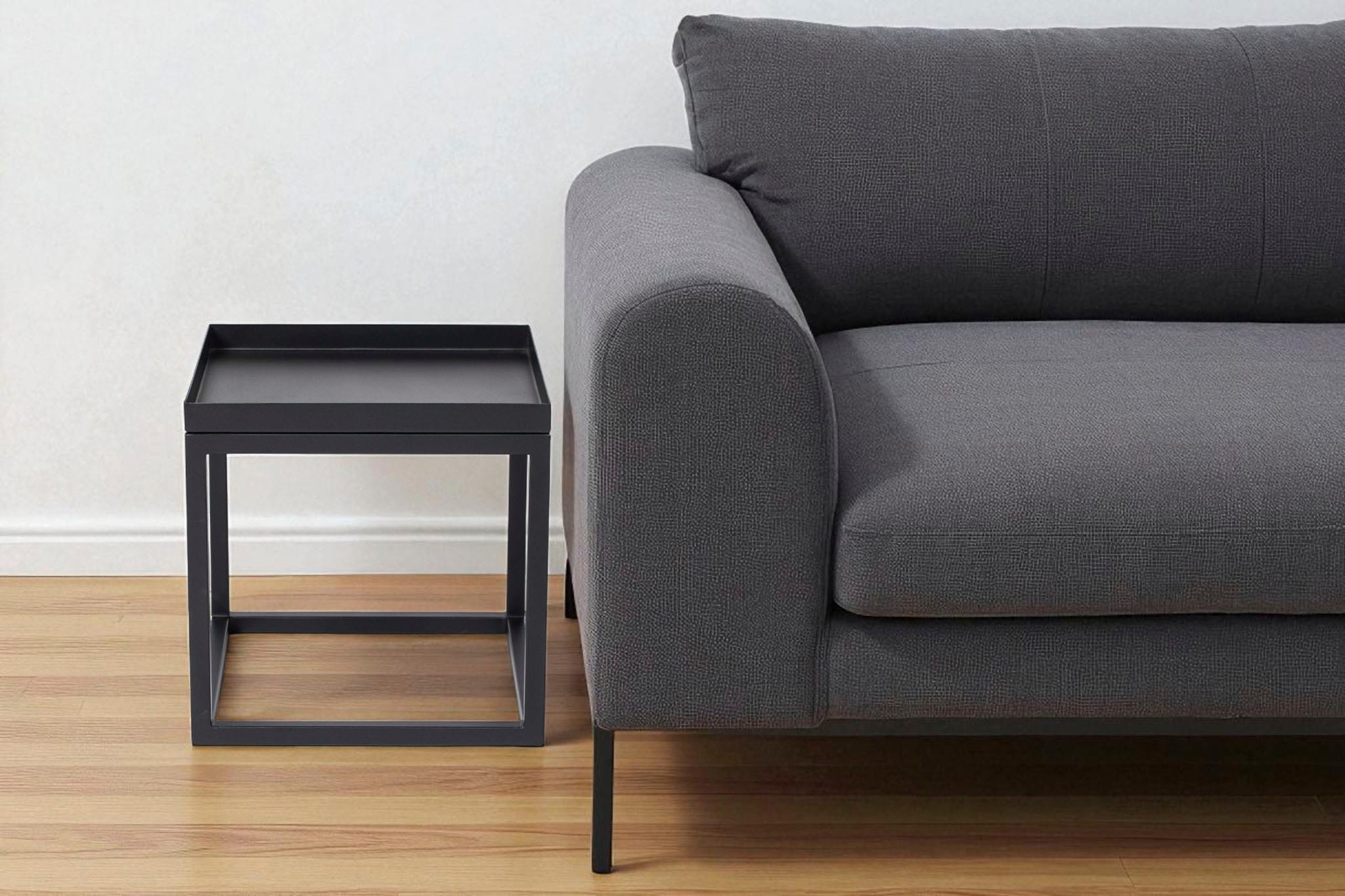 andas Table basse »Naantali« Schlichter Beistelltisch aus Metall