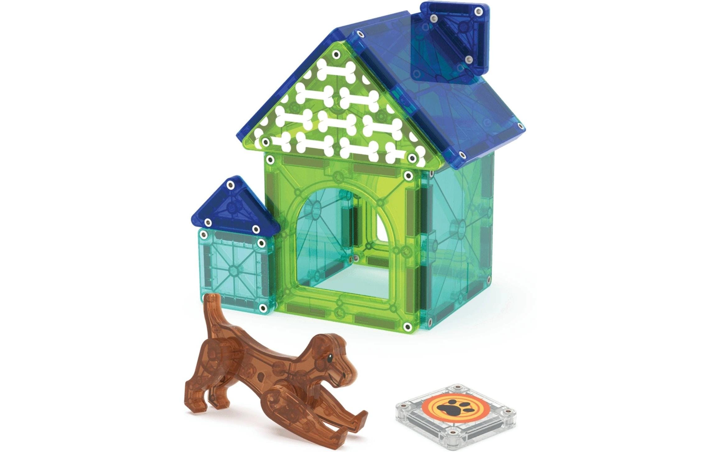   Steinbaukasten »Magna-Tiles Dog House 13 Teile«