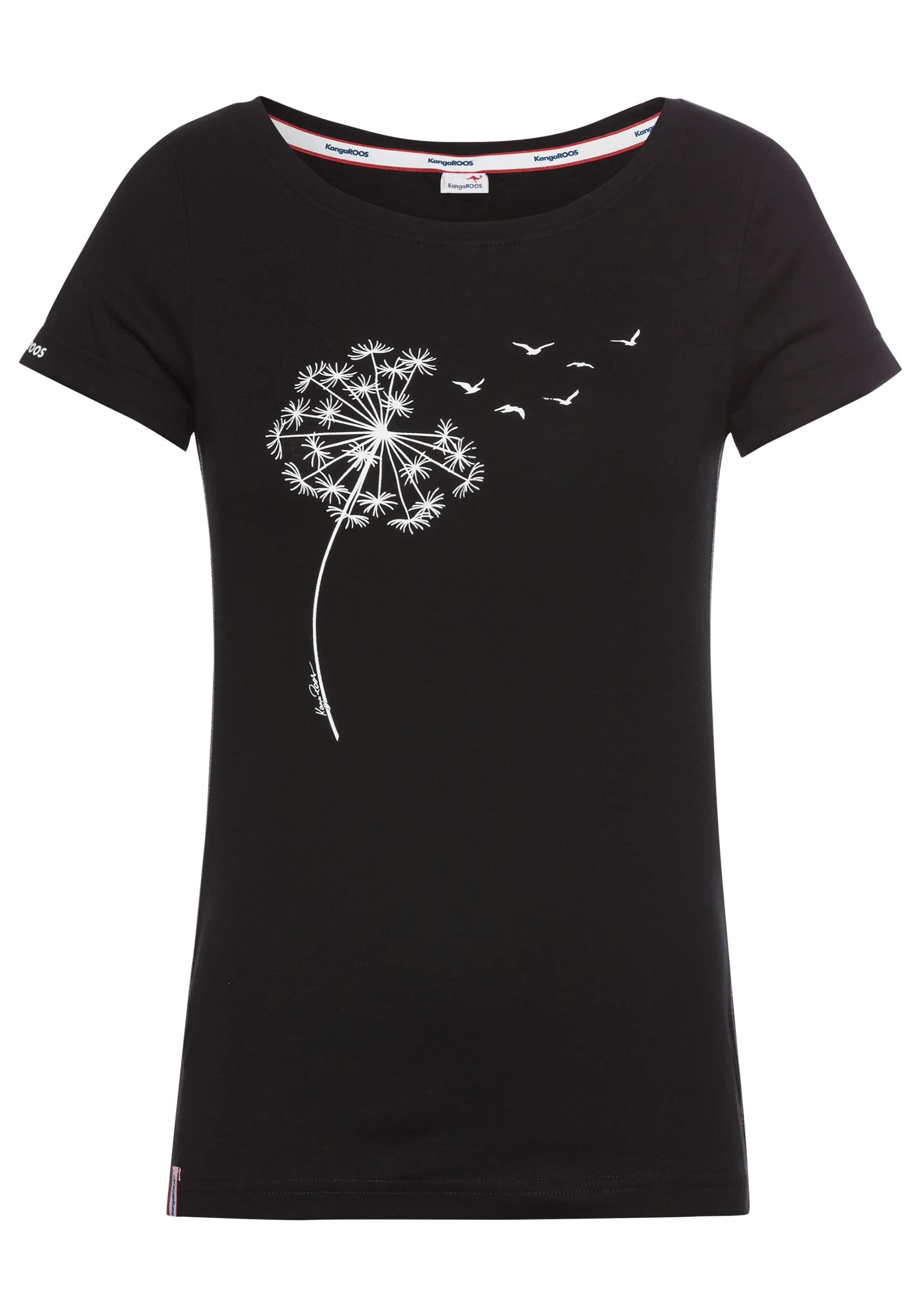 KangaROOS T-shirt à manches courtes Kurzarm,  körpernahe Passform,  bedrucktes Design