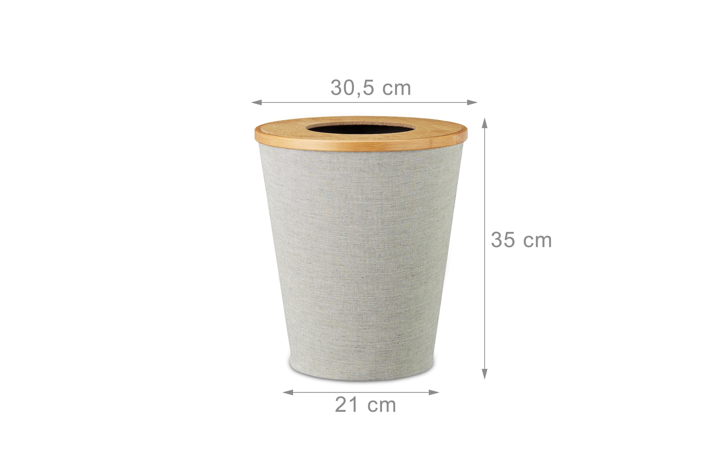 relaxdays Papierkorb »10,5 l« 1 Behälter