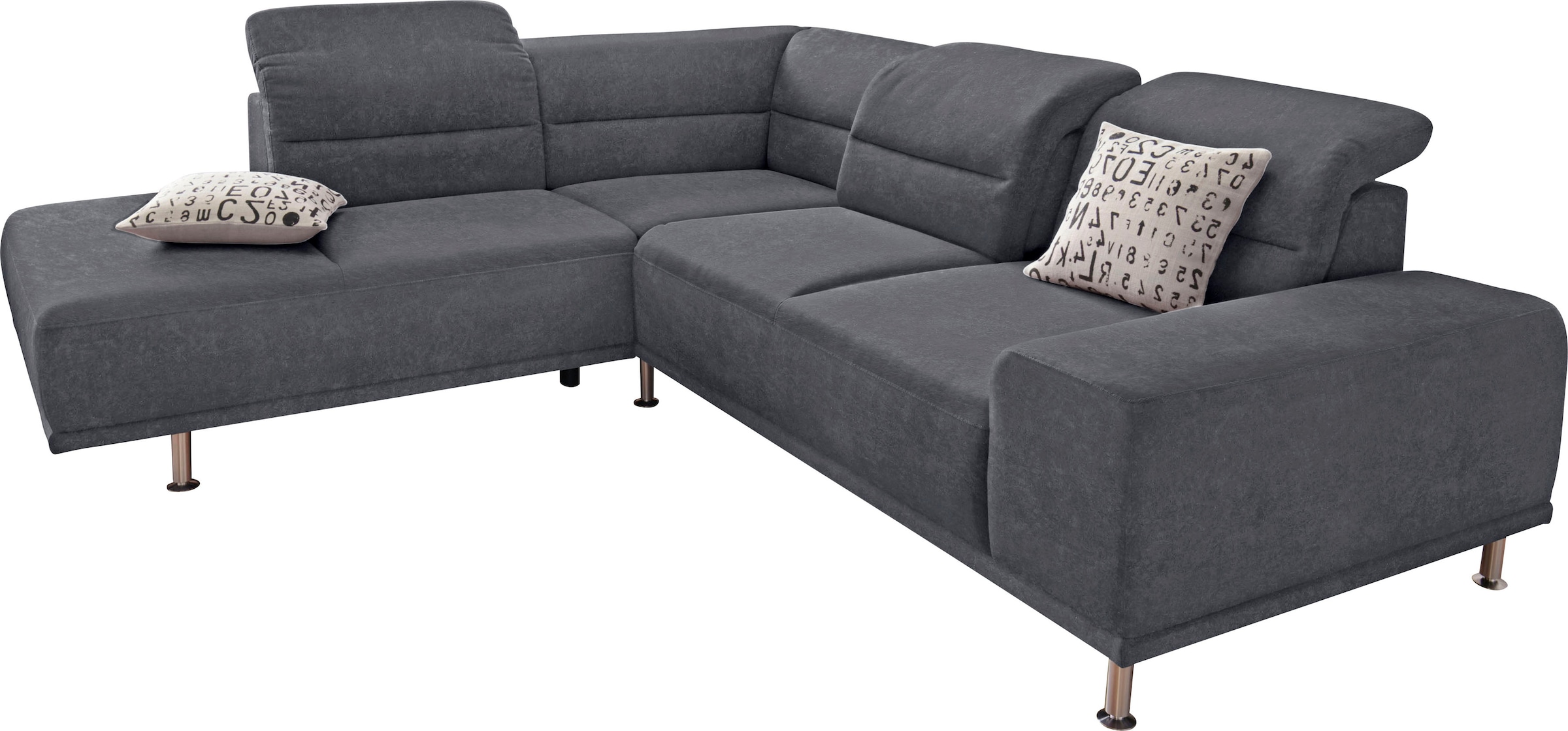 sit&more Ecksofa »Mariola L-Form« mit Federkern und Ottomane, inklusive Sitztiefenverstellung