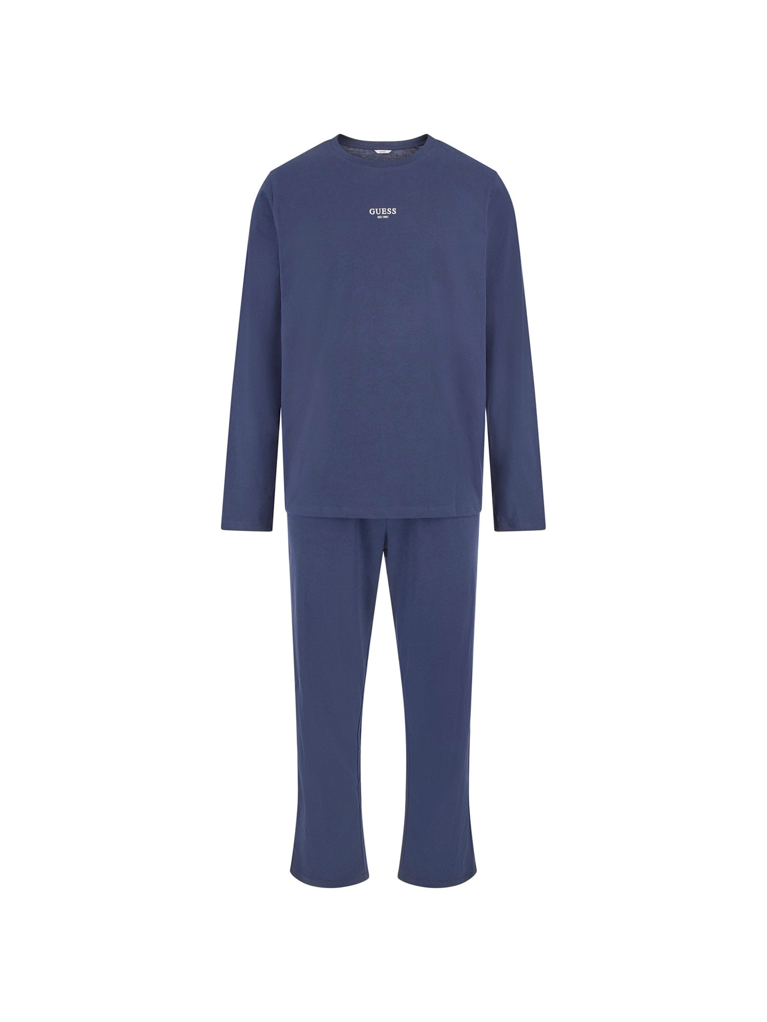 Guess Pyjama »DERRICK PJ SET LONG« Ensemble, 2 en jersey de coton