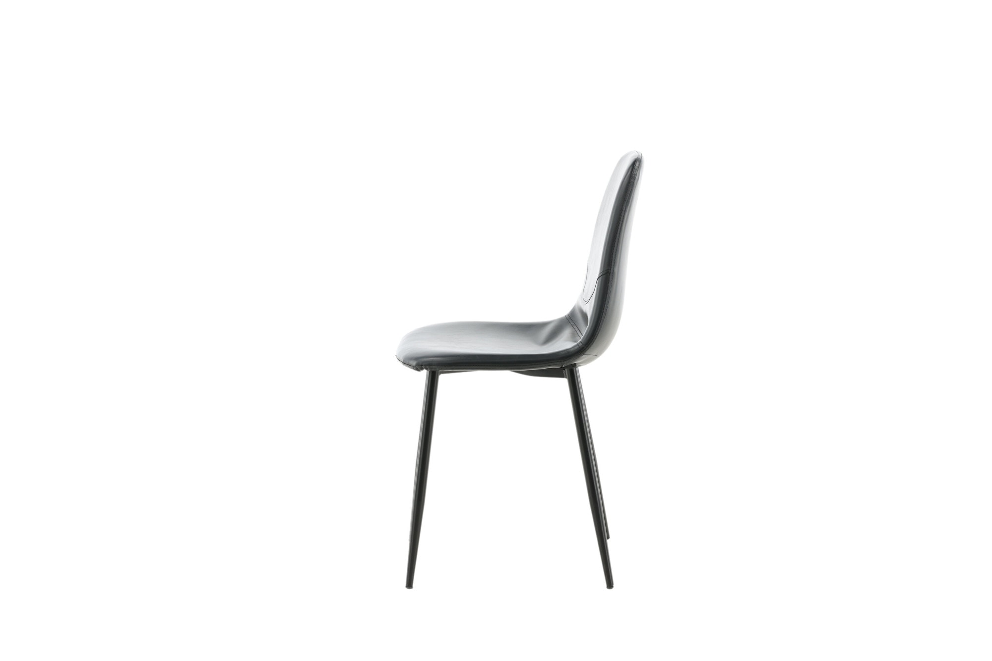 Venture Home Chaise de salle à manger »Polar, 2er-Set Esszimmerstühle in Braun-PU, 150 kg belastbar« () 2 cuischaise rembourrée, aspect cuir, pieds en métal, arrondie, élégante