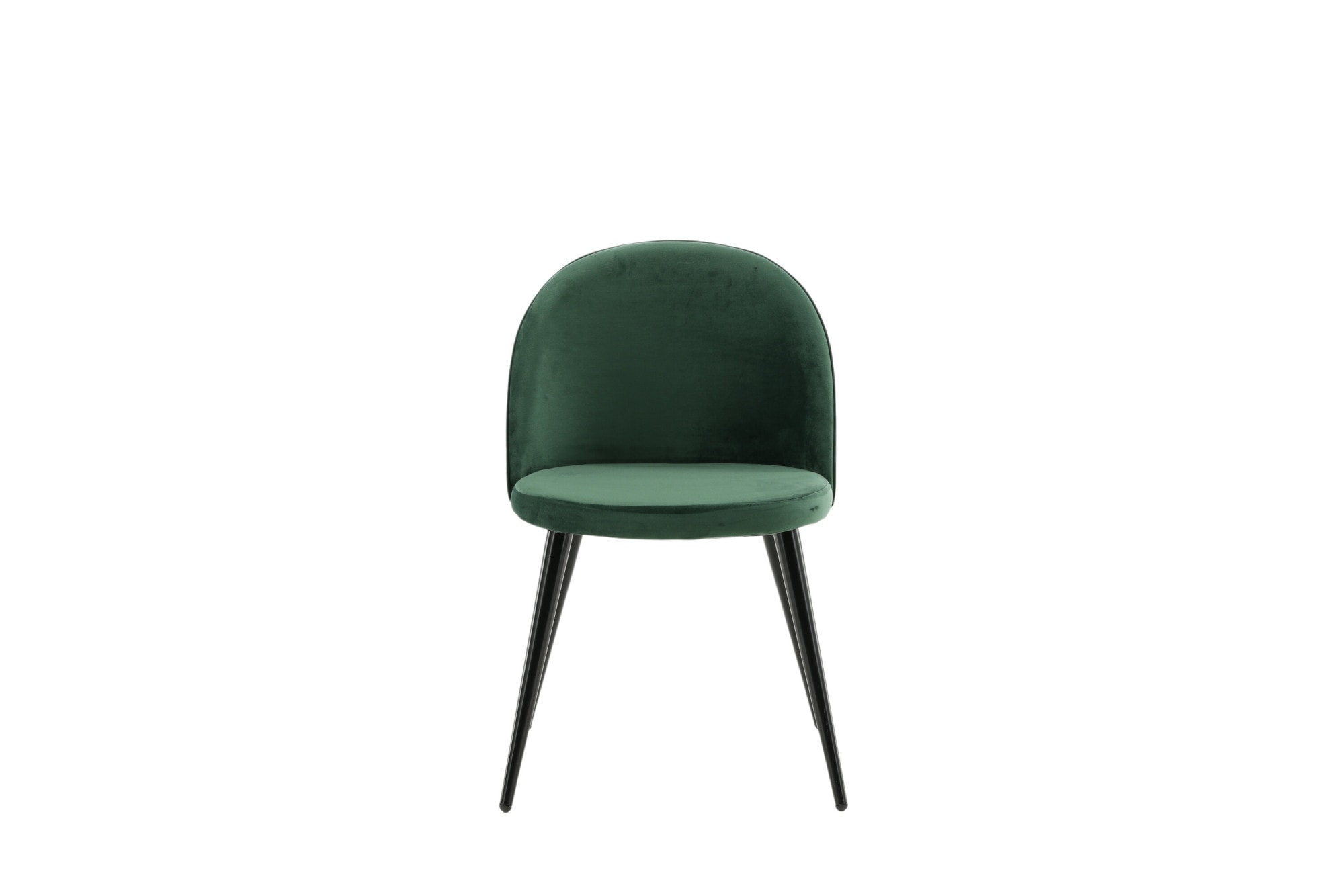 Venture Home Chaise de salle à manger »Velvet, 2er-Set Esszimmerstühle mit Samtbezug, 150 kg belastbar« () 2 cuischaise rembourrée, revêtement doux, pieds en métal, arrondi