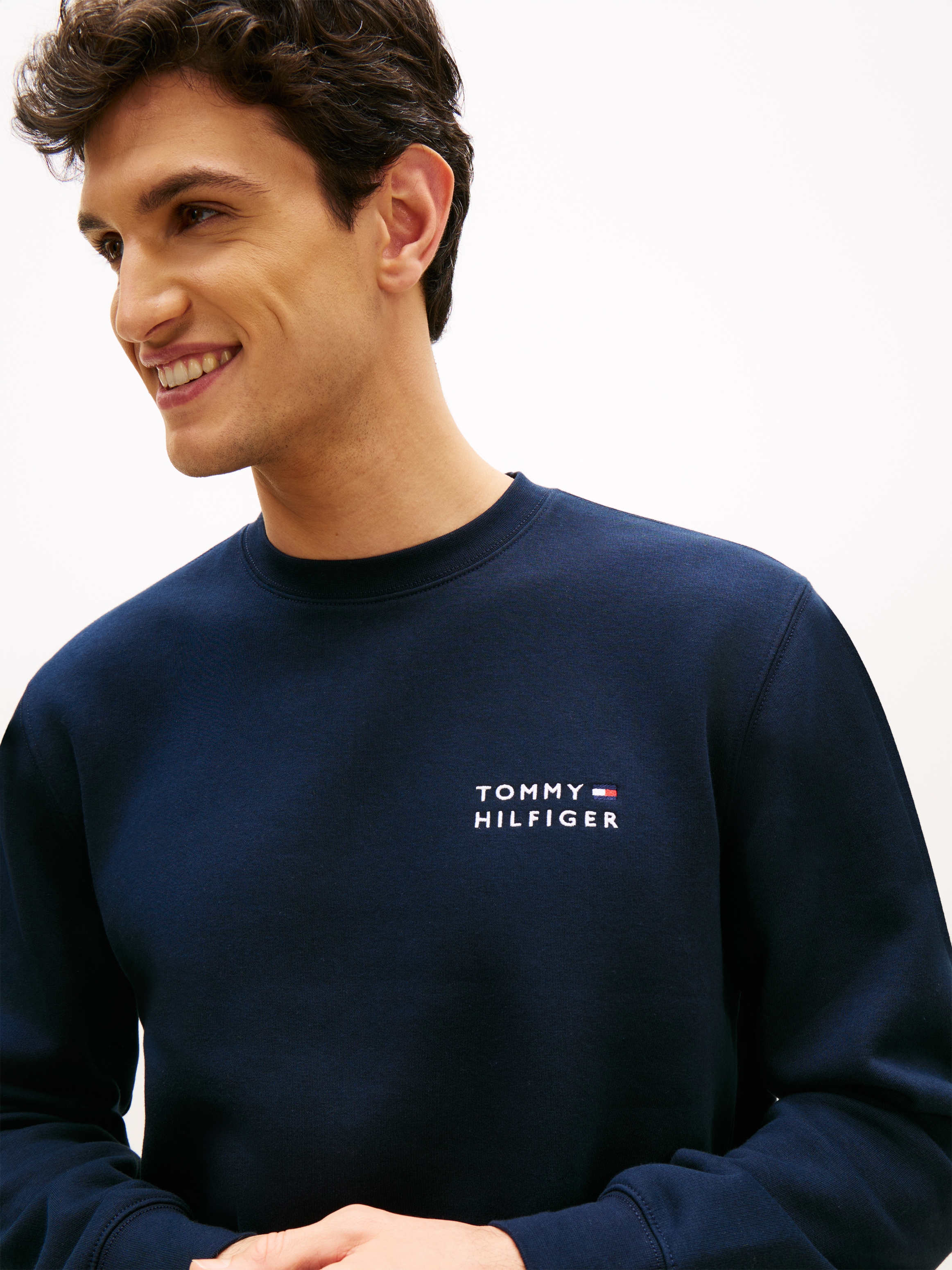 Tommy Hilfiger Sweat-shirt »BRAND LOVE TERRY EMBROIDDERY STACK«
