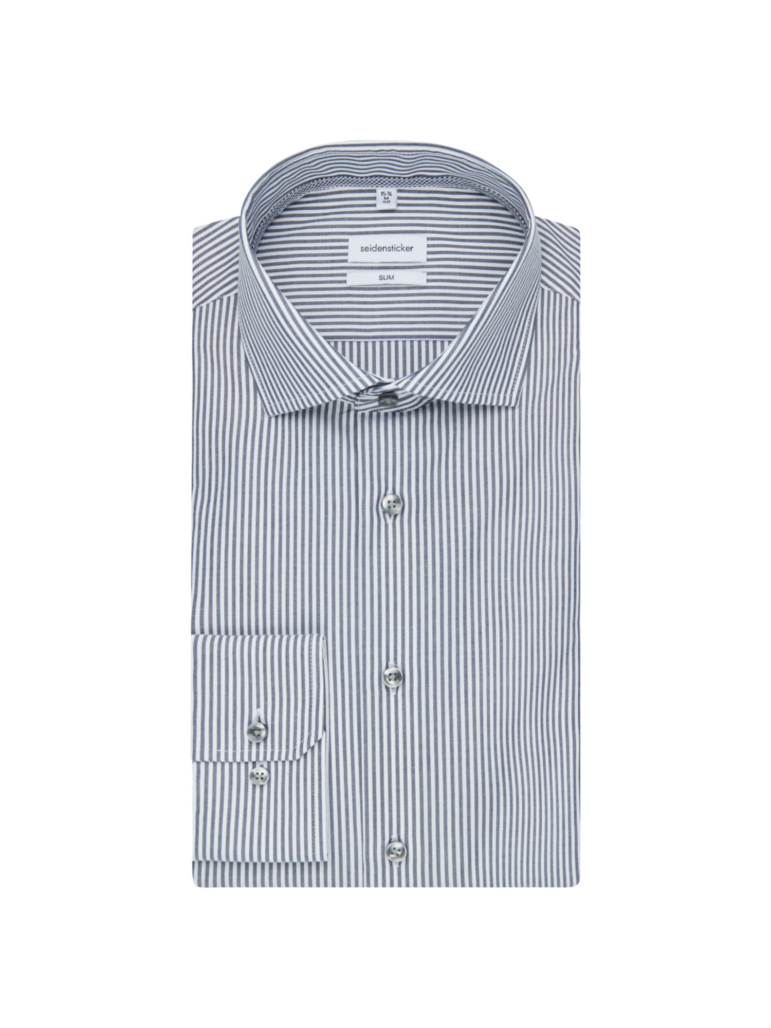 seidensticker Businesshemd »Slim« Slim Langarm Kentkragen Streifen