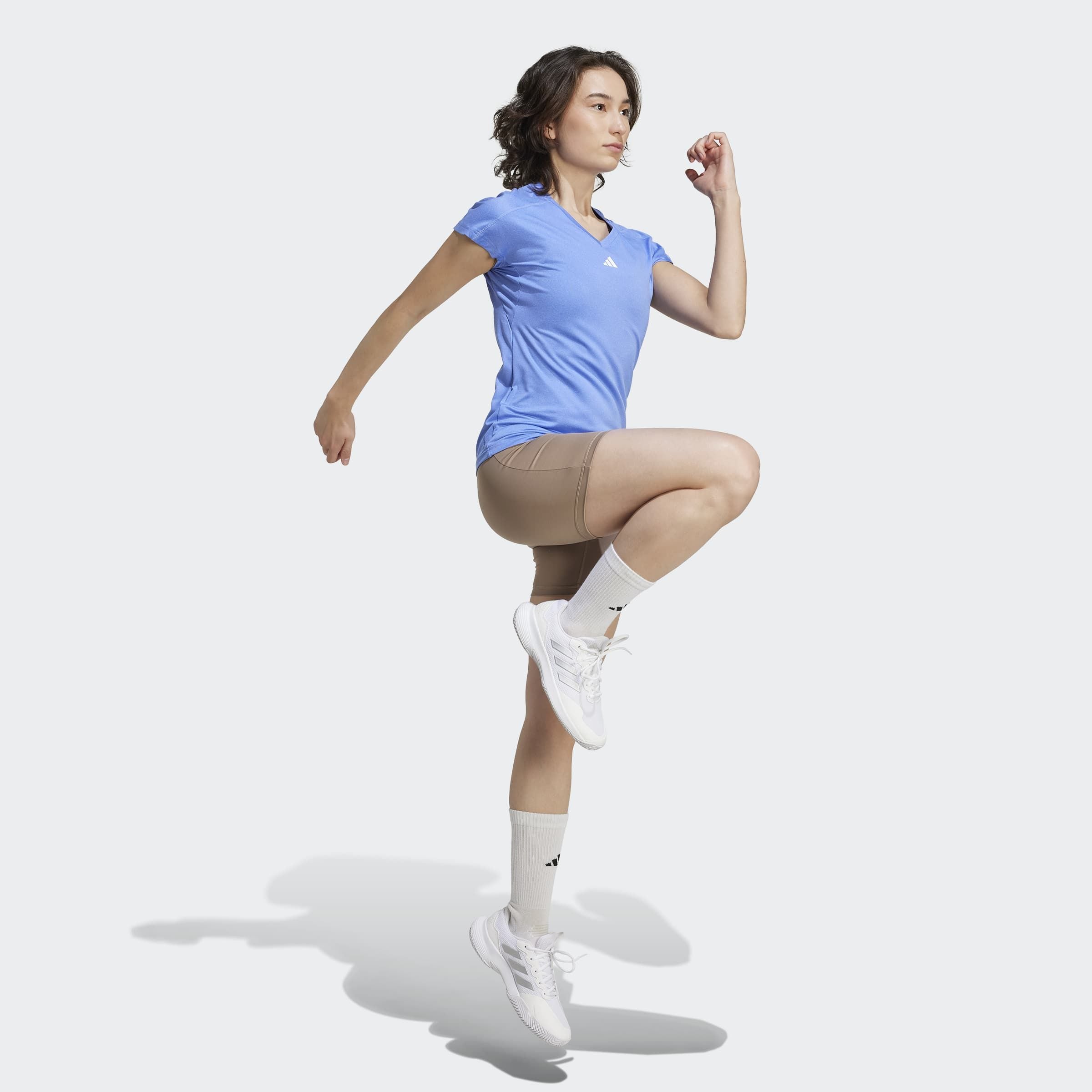 adidas Performance T-shirt »TR-ES MIN T« Trainingsshirt, feuchtigkeitsabsorbierend mit V Ausschnitt