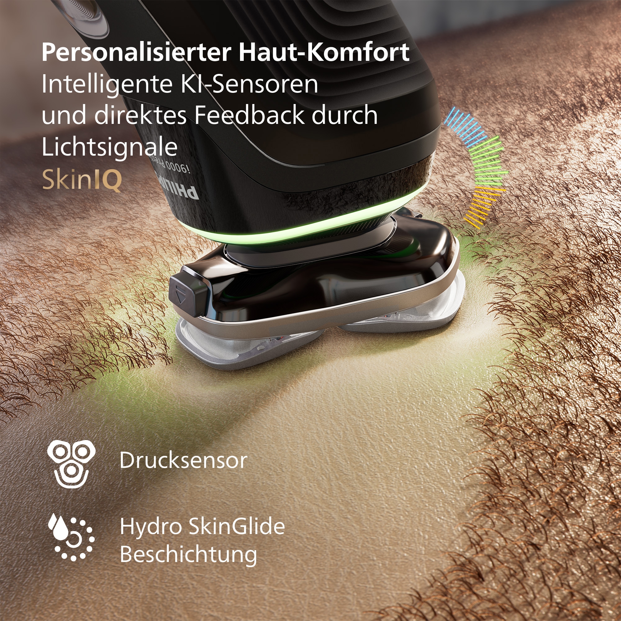 Philips Rasoirs électriques »Series i9000 Prestige XP9200/30« integrierter Präzisionstrimmer mit SkinIQ Technologie, inkl. Ladestand, Reiseetui