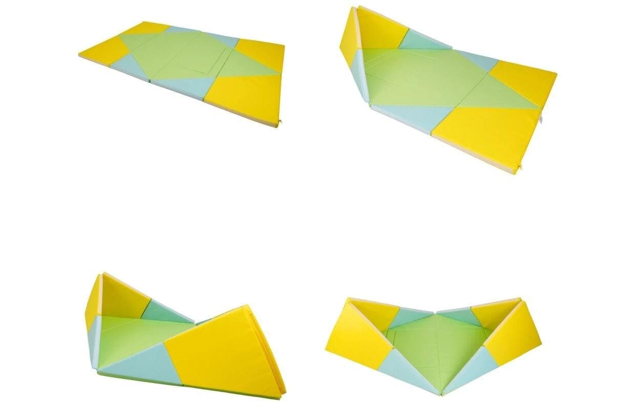 alldoro Spielmatte »3-in-1 faltbar zu Tipi-Zelt und Boot 182 x 105 cm«