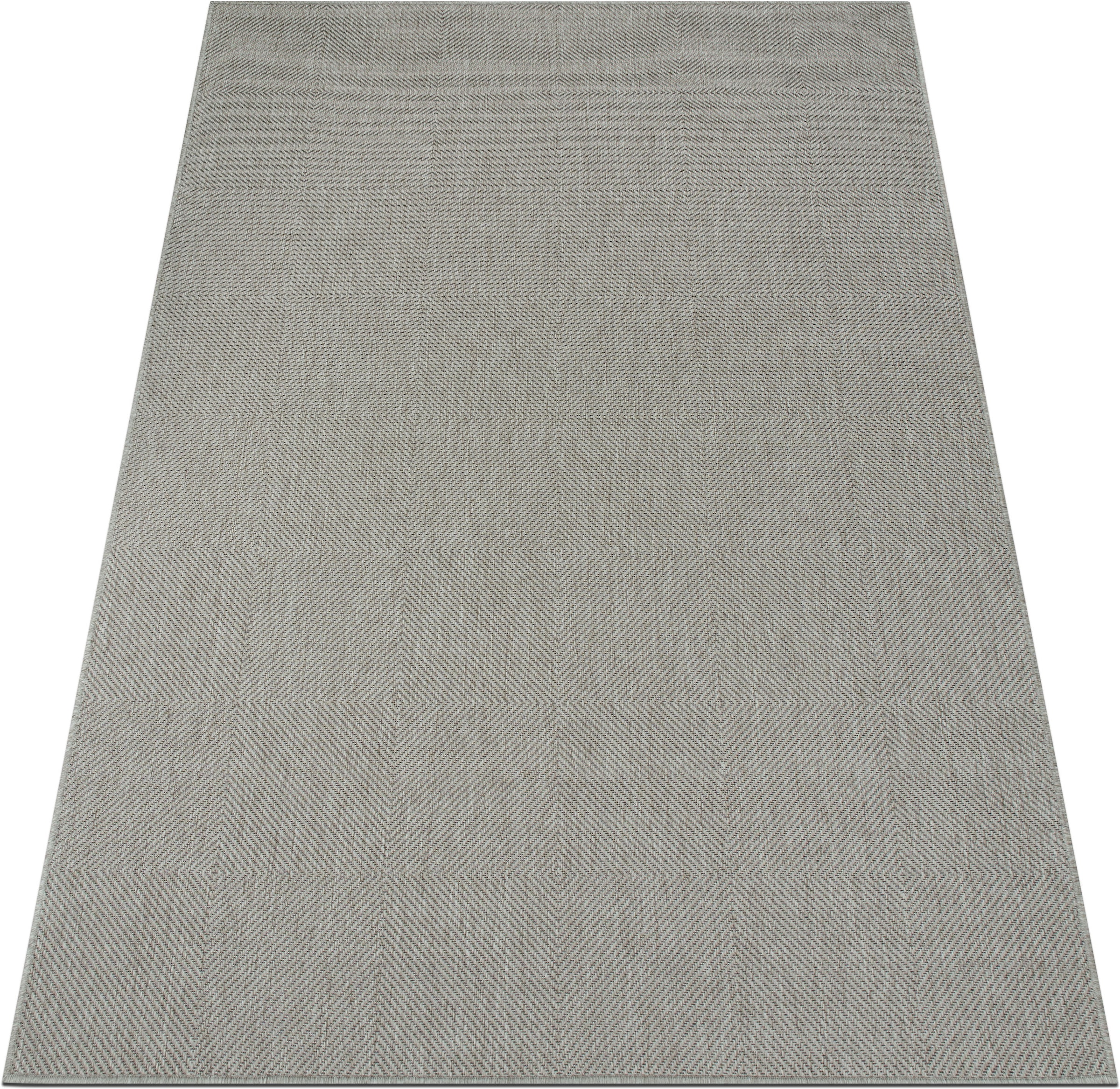 GOODproduct Tapis »Anna, auch als Läufer erhältlich« Rectangulaire 3 mm Höhe adapté intérieur et extérieur, aspect sisal, résistant aux intempéries et aux UV