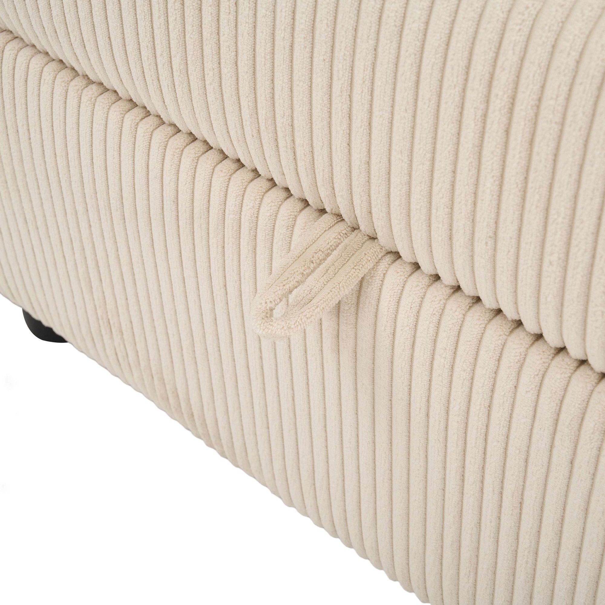 Dorel Home Fauteuil »STILHUS Sofa-Mittel-Element, mit Stauraum, Breite 65 cm, Cord-Bezug« peut être utilisé comme module ou séparément - combinable individuellement
