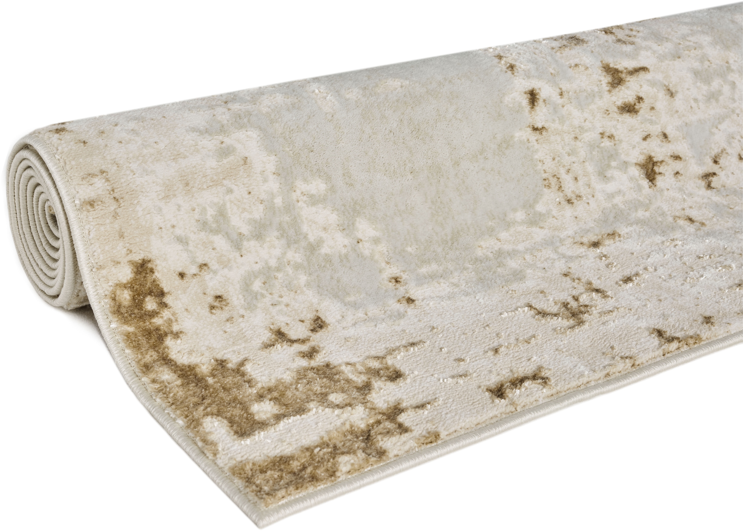 GOODproduct Teppich »Miaja, im Vintage-Look« rechteckig 11 mm Höhe dichte Qualität,  leichter Glanz, Wohnzimmer, Schlafzimmer, Esszimmer