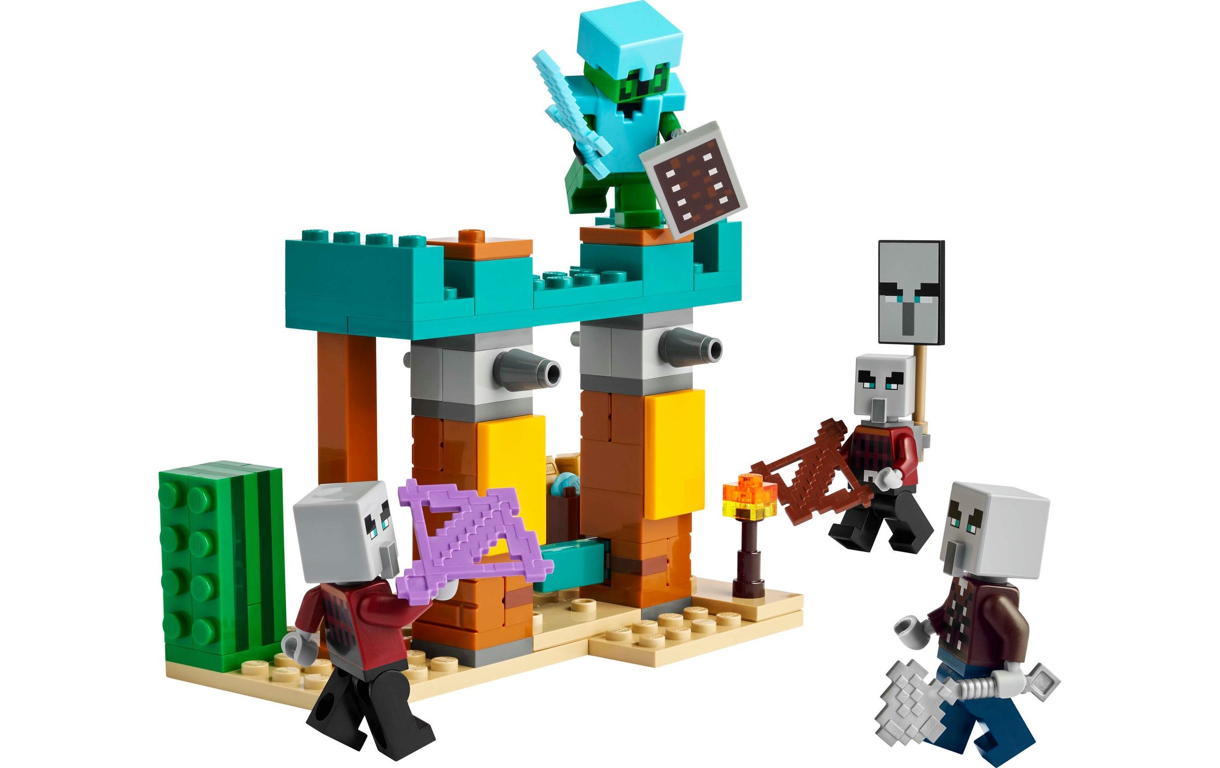 LEGO® Briques de jeu »Minecraft Die Illager-Wüstenpatrouille 21267«