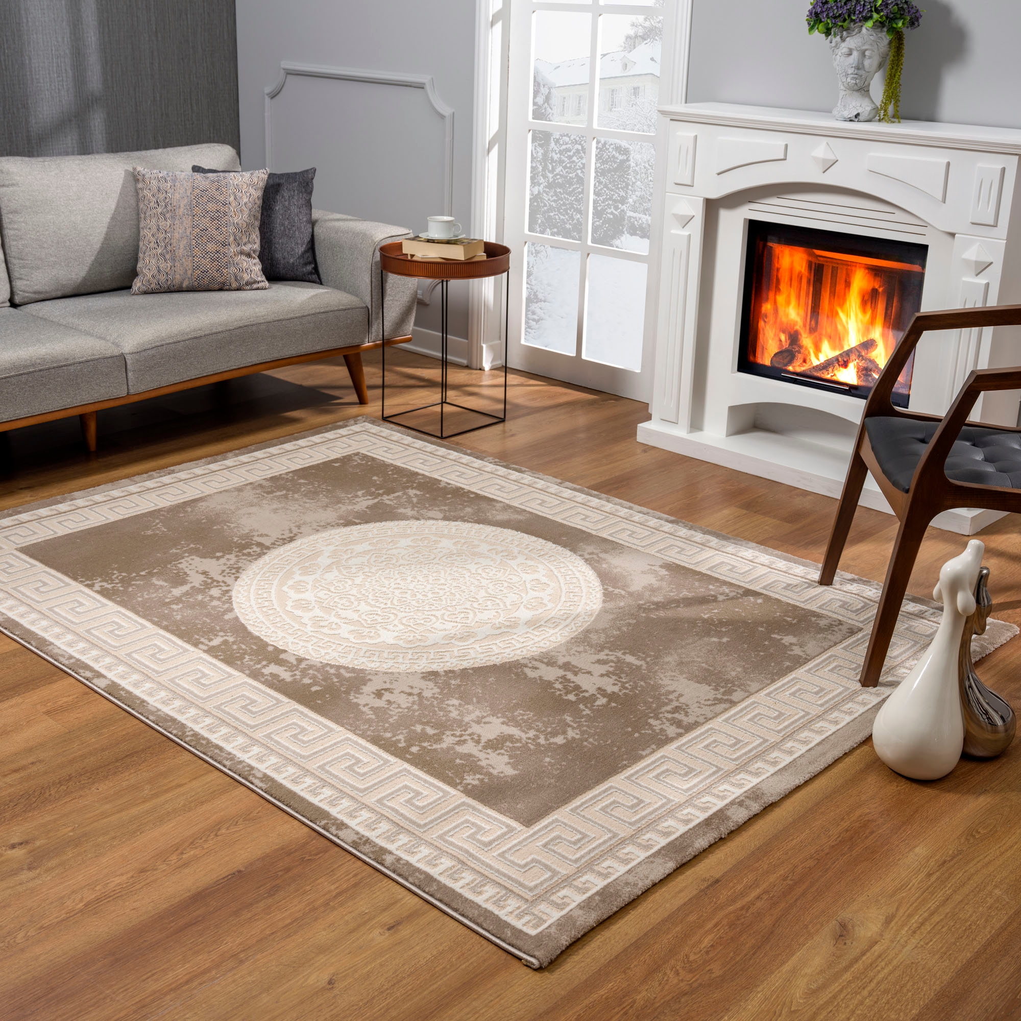 Sanat Tapis »Harmony 3213« Rectangulaire 12 mm Höhe Orient, Vintage Optik, moderner Kurzflor, auch als Läufer, Wohnzimmer