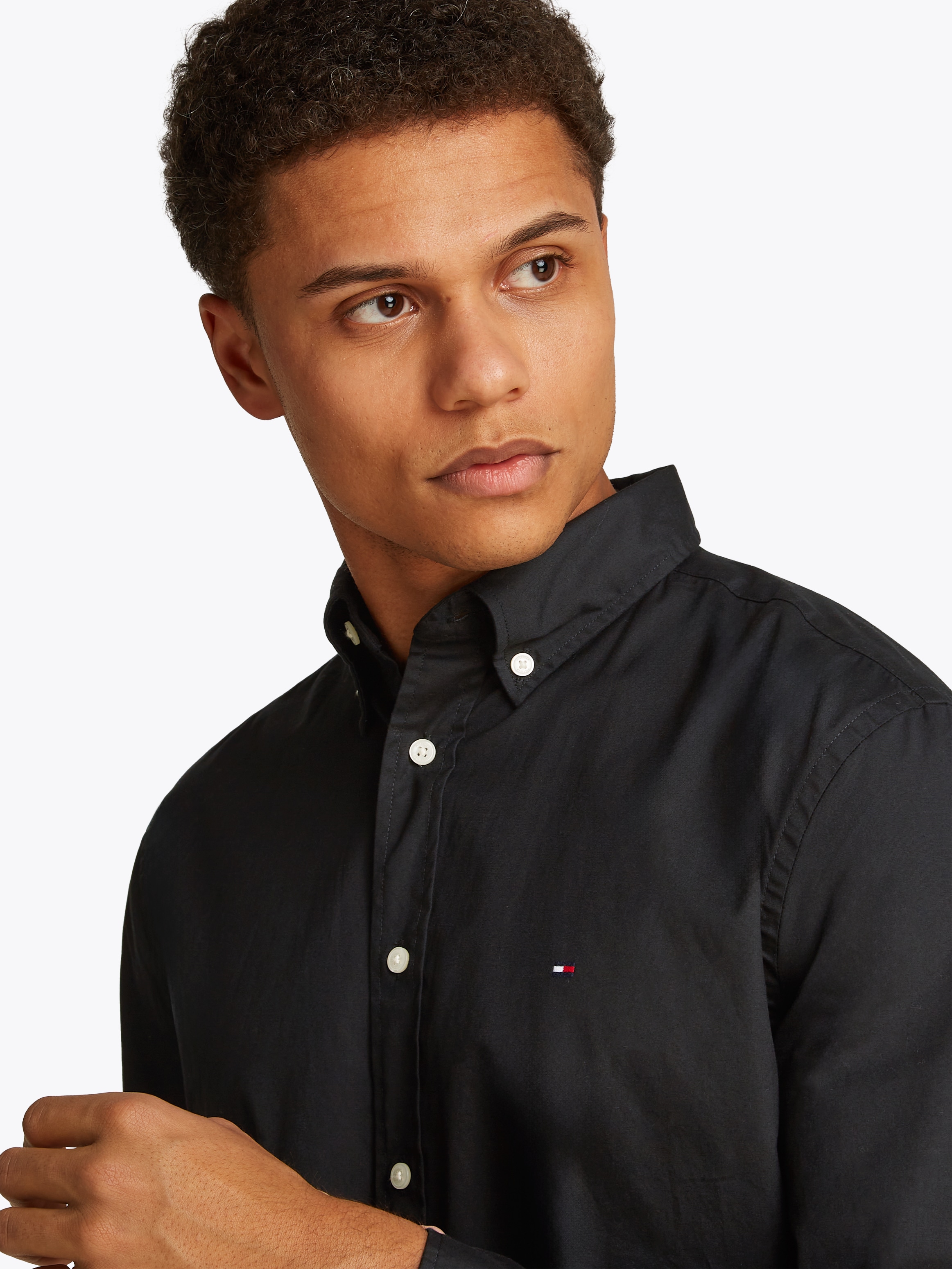Tommy Hilfiger Chemise à manches longues »CORE FLEX POPLIN SOLID RF SHIRT«