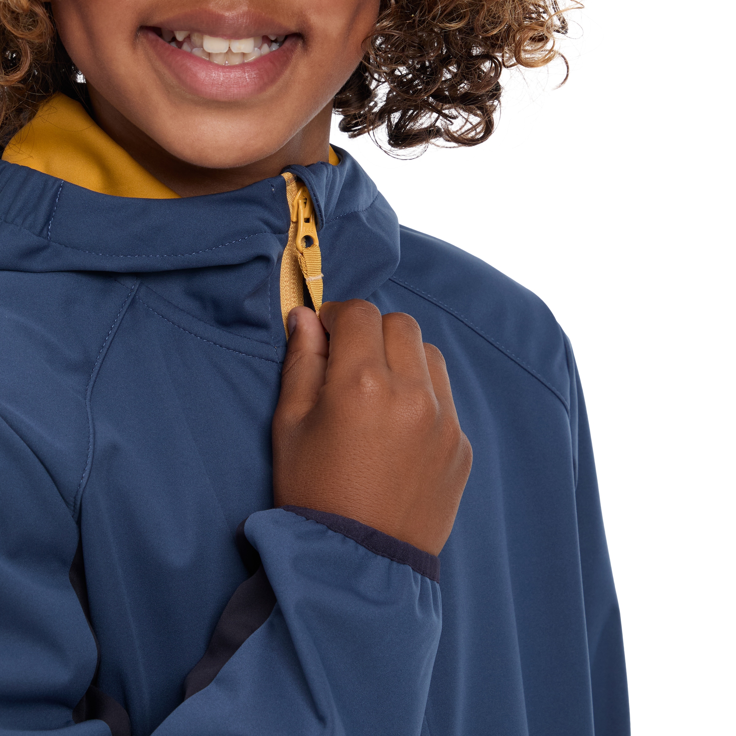 McKINLEY Veste d'extérieur »JU.-UNTERJACKE ABE LT B« avec capuche empiècements et accessoires contrastés, avec capuche