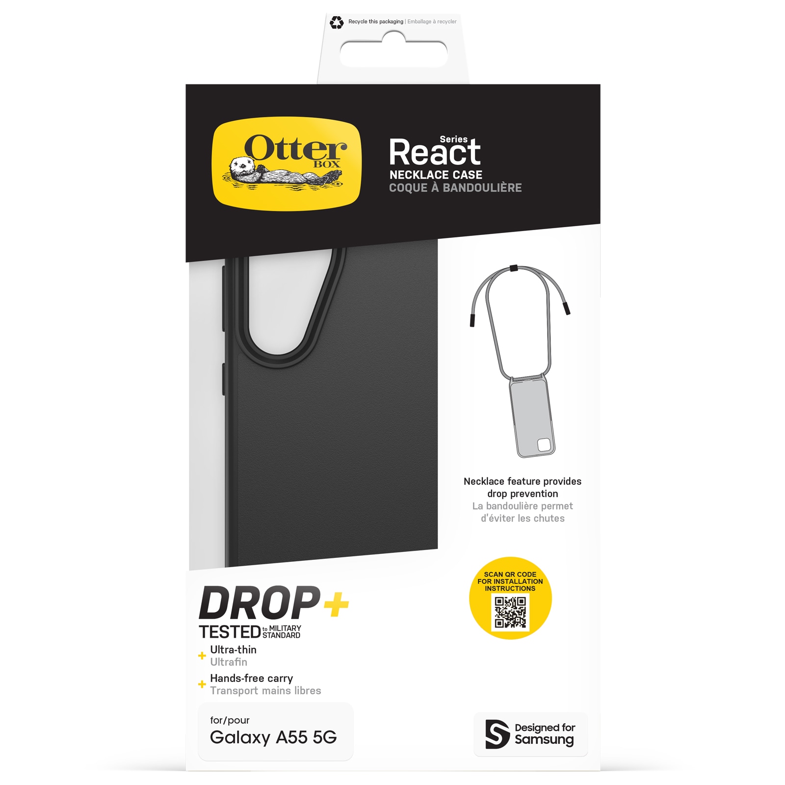 Otterbox Handykette »React Necklace für Samsung Galaxy A55 5G« Smartphones Schutzhülle, Cover, Backcover