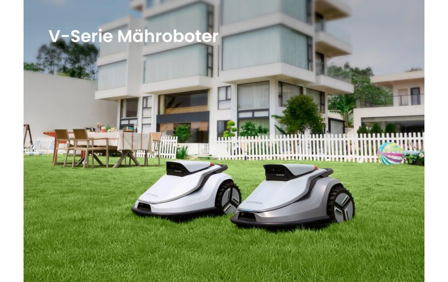   Robot tondeuse »Terramow V1000 1200 m²«  Kabelloser, KI-gesteuerter Mähroboter
