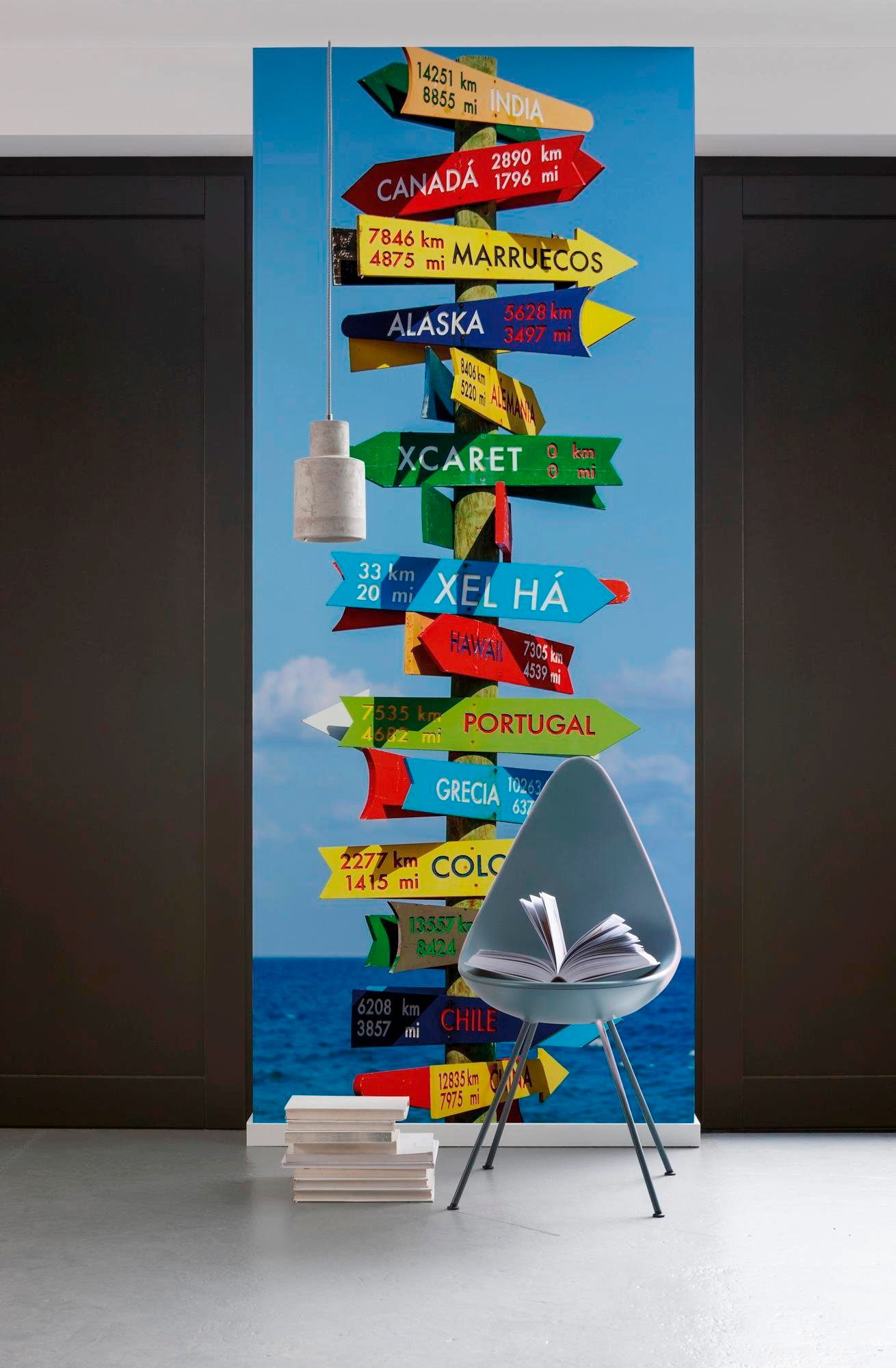 Komar Papier peint intissé »Digitaldruck Vlies -  Donde - Grösse 100 x 280 cm« imprimé Wohnzimmer, Schlafzimmer