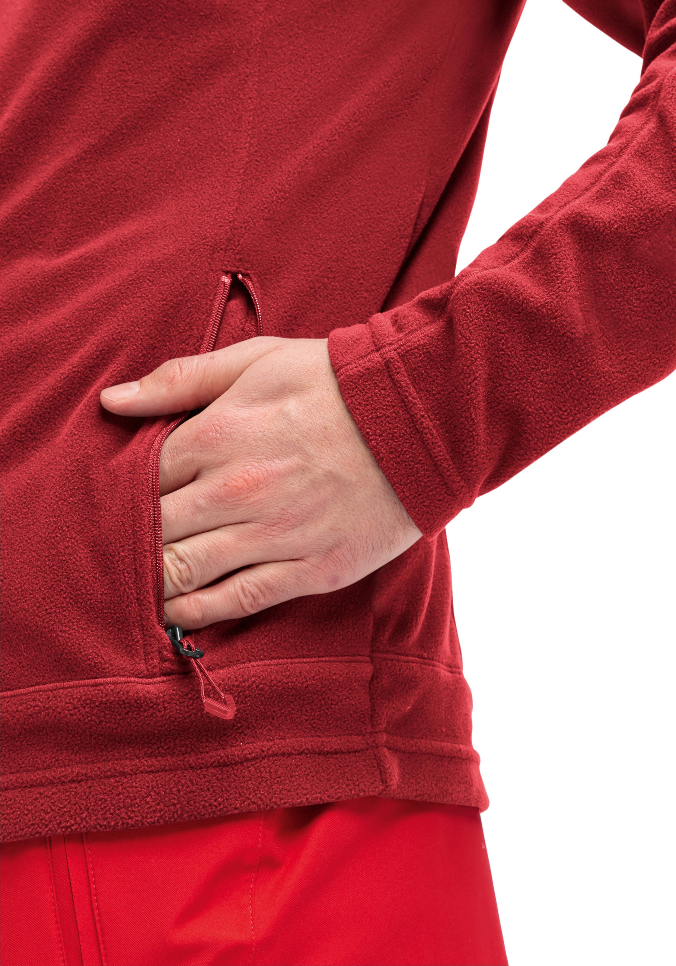 Maier Sports Veste polaire »Dennis Jacket M« Herren Midlayer, pflegeleichtes Fleece mit 2 RV-Taschen