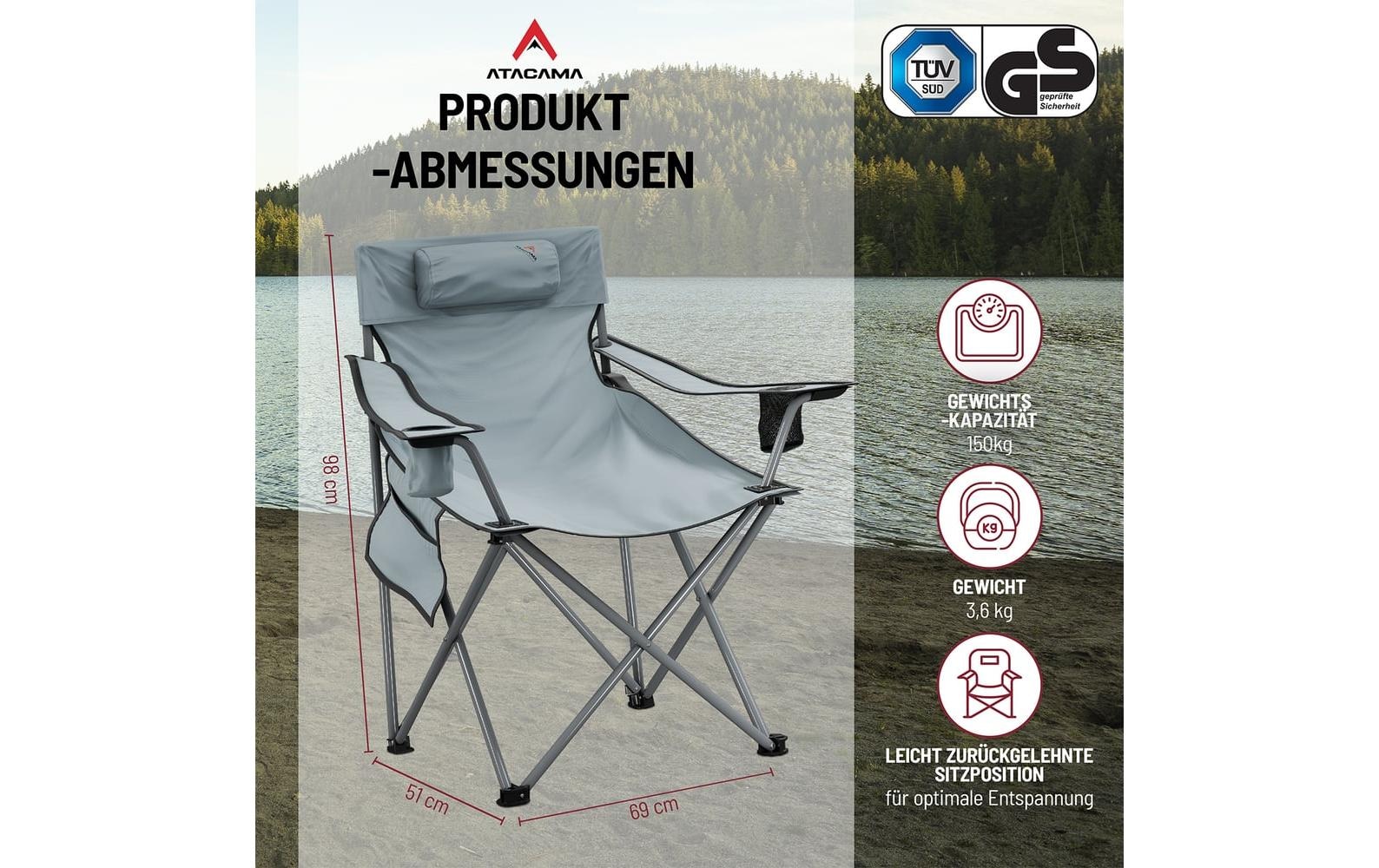   Campingstuhl »Atacama Angelstuhl faltbar« ()