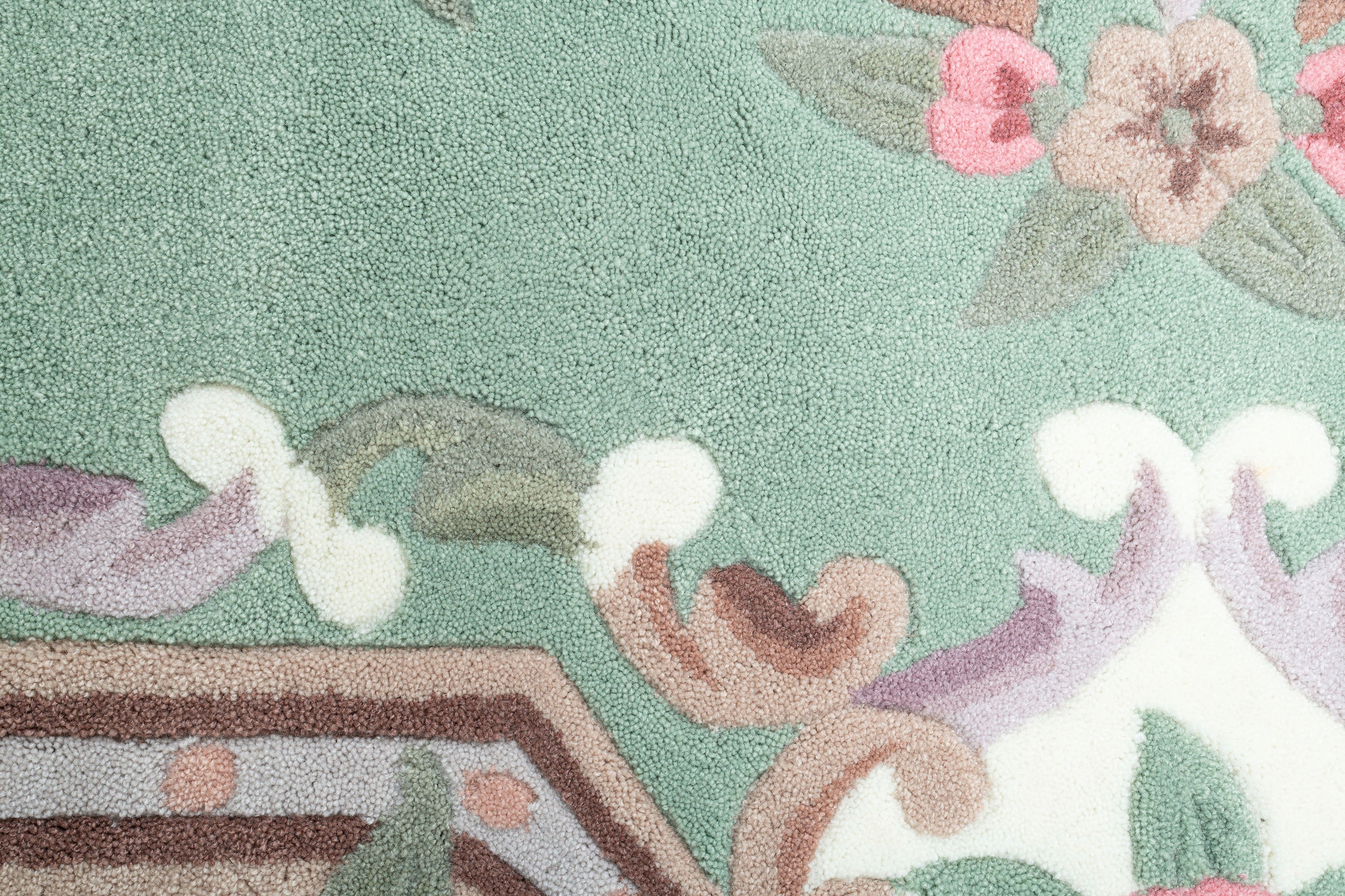 THEKO Teppich »Ming« rechteckig 14 mm Höhe hochwertiges Acrylgarn, ideal im Wohnzimmer & Schlafzimmer