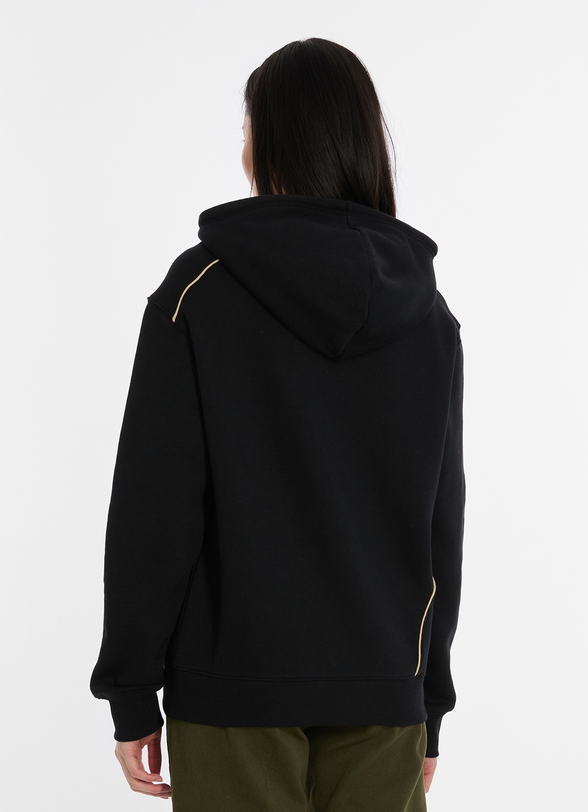 Ragwear Sweat à capuche »ZERRA«, en coton et polyester, coupe normale, sans fermeture
