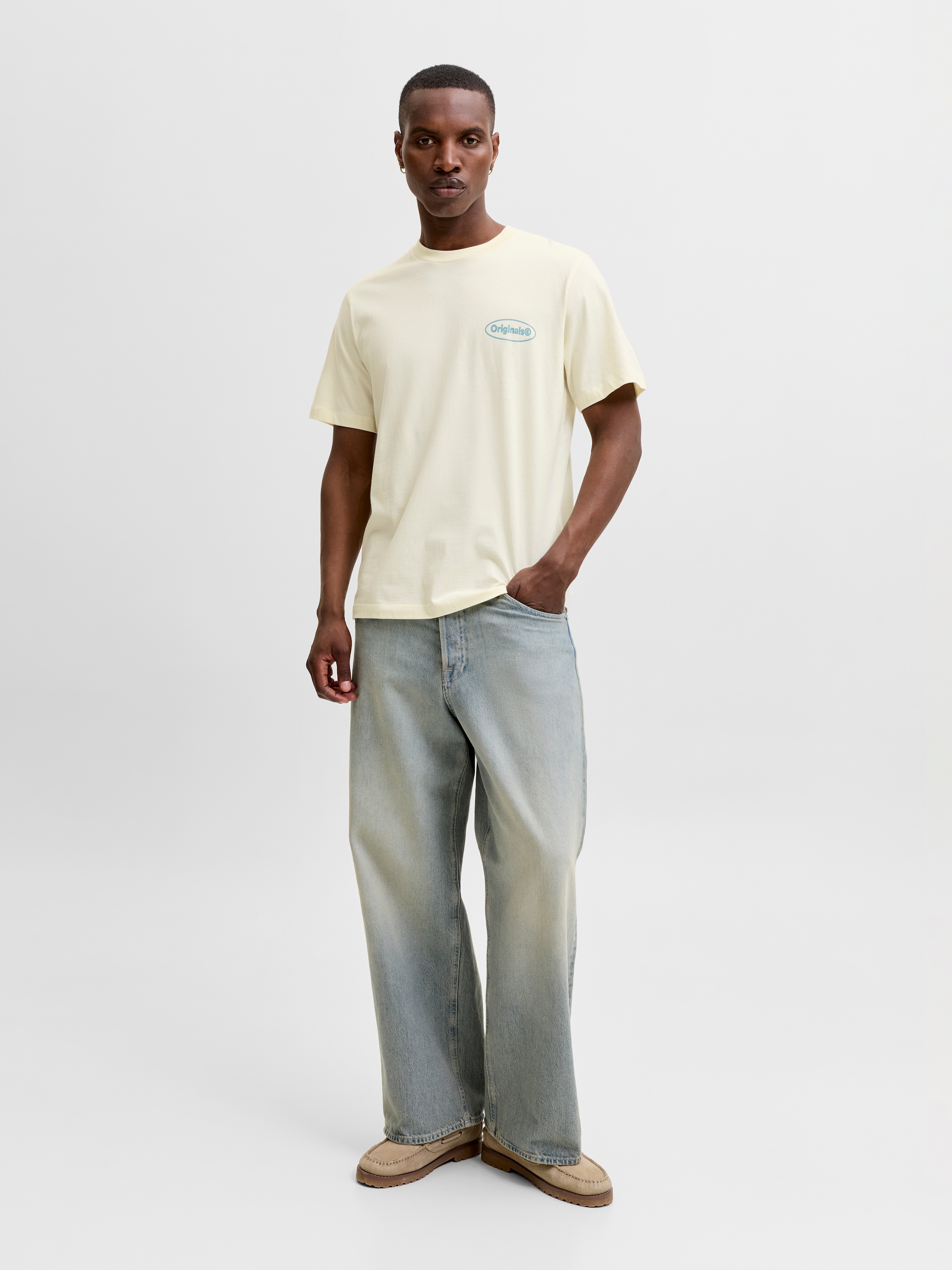 Jack & Jones T-Shirt »JORRIVIERA VINTAGE POSTER BACK TEE SS CN« mit Print