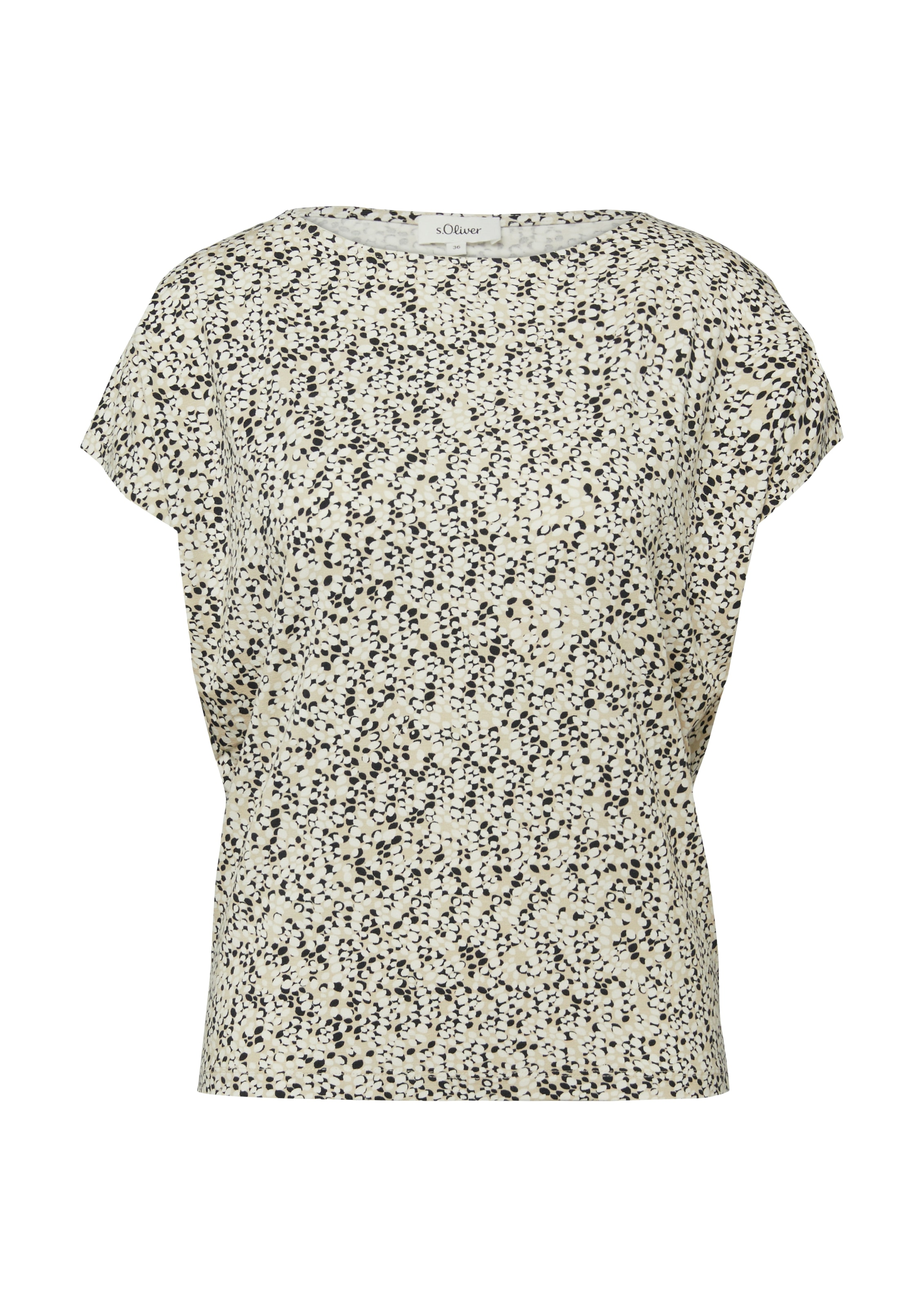 s.Oliver Kurzarmshirt Sommershirt mit grafischem Muster