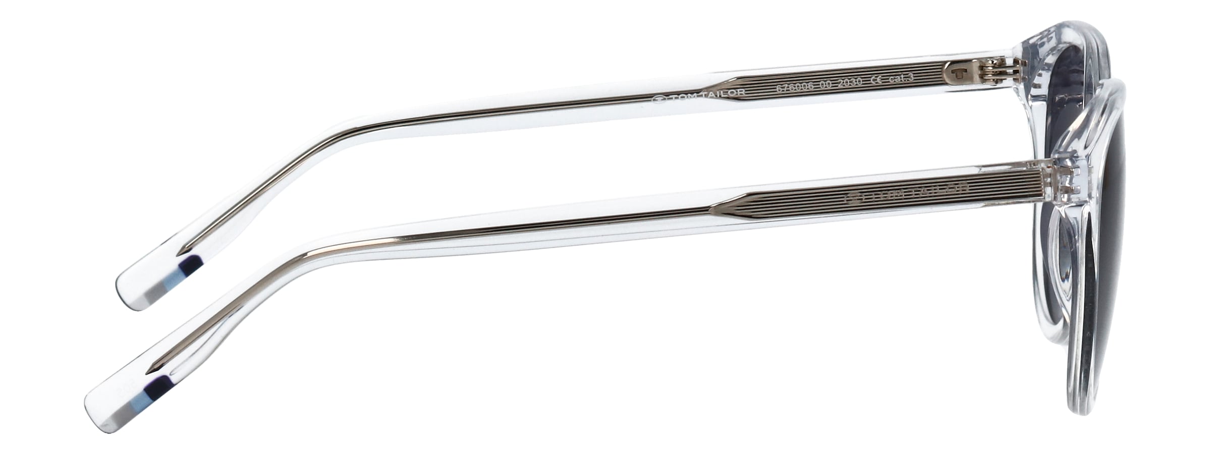 TOM TAILOR Sonnenbrille »Modell 676006« Form Panto, Logoschriftzug auf Bügel, Kunststofffassung