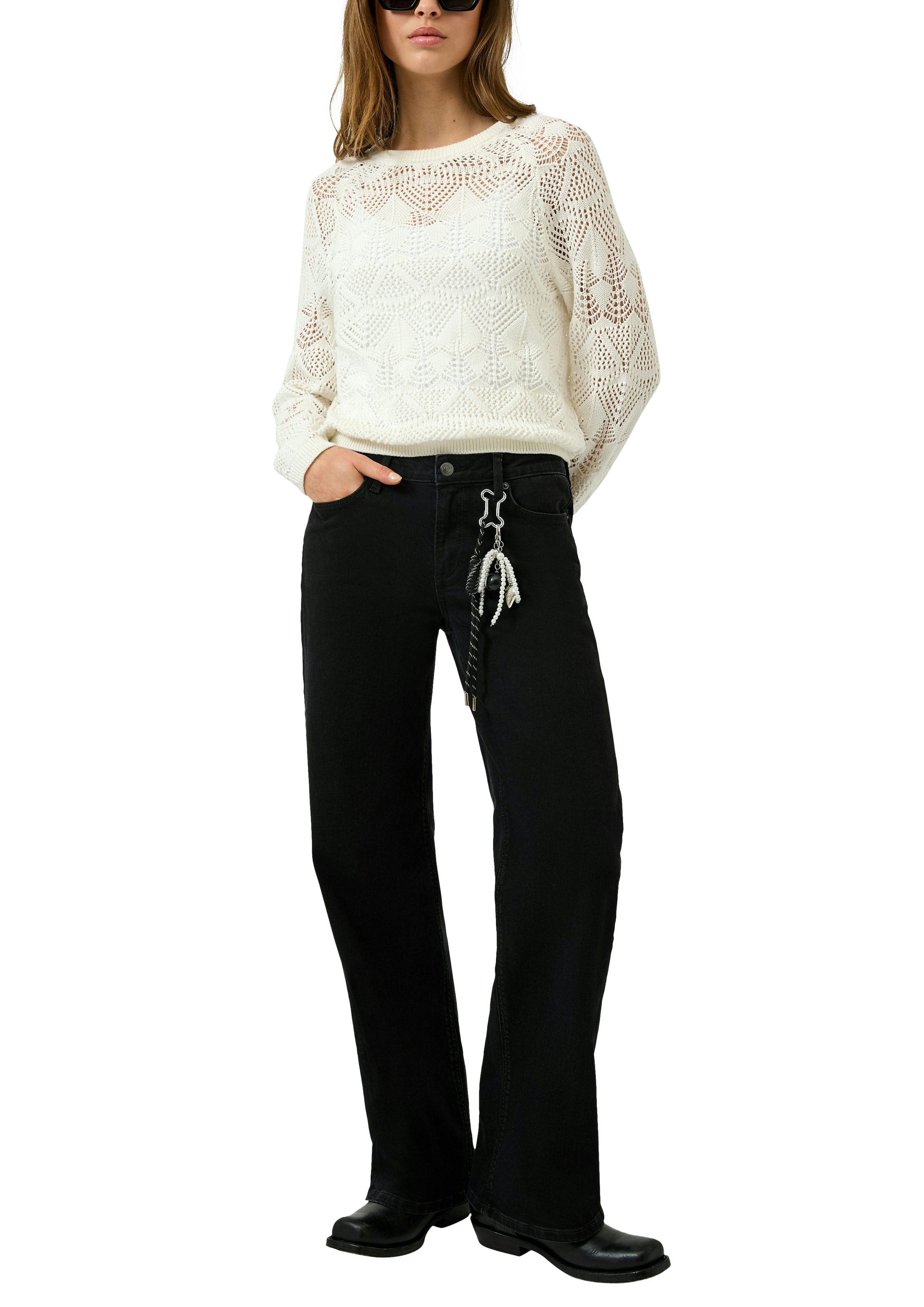 QS Jeans stretch »CATIE Wide Leg« forme 5 poches