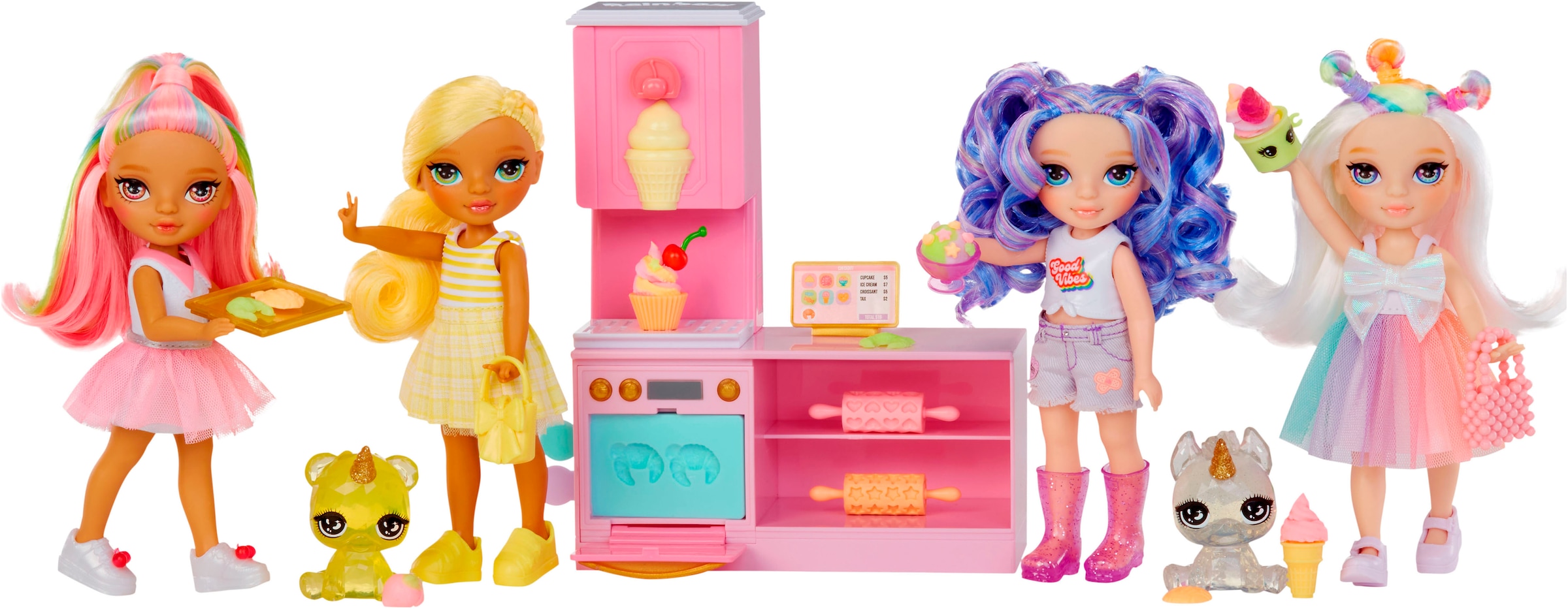 RAINBOW HIGH Minipuppe »Rainbow High Little Dessert Shop with Kandy Playset«