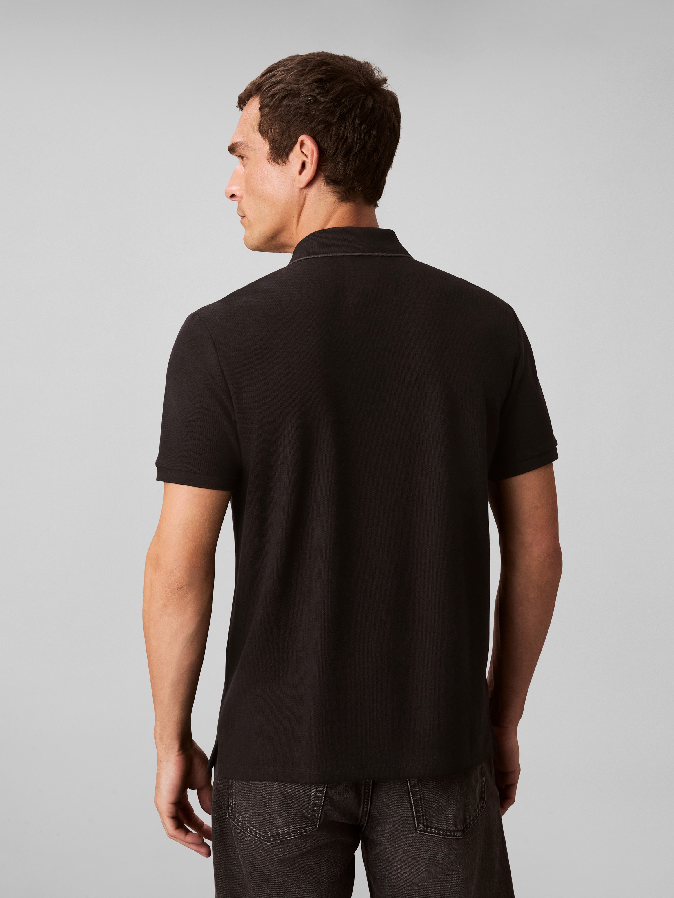 Calvin Klein Jeans Polo »SS RFND PQ TPPD CLSS« avec encolure ronde