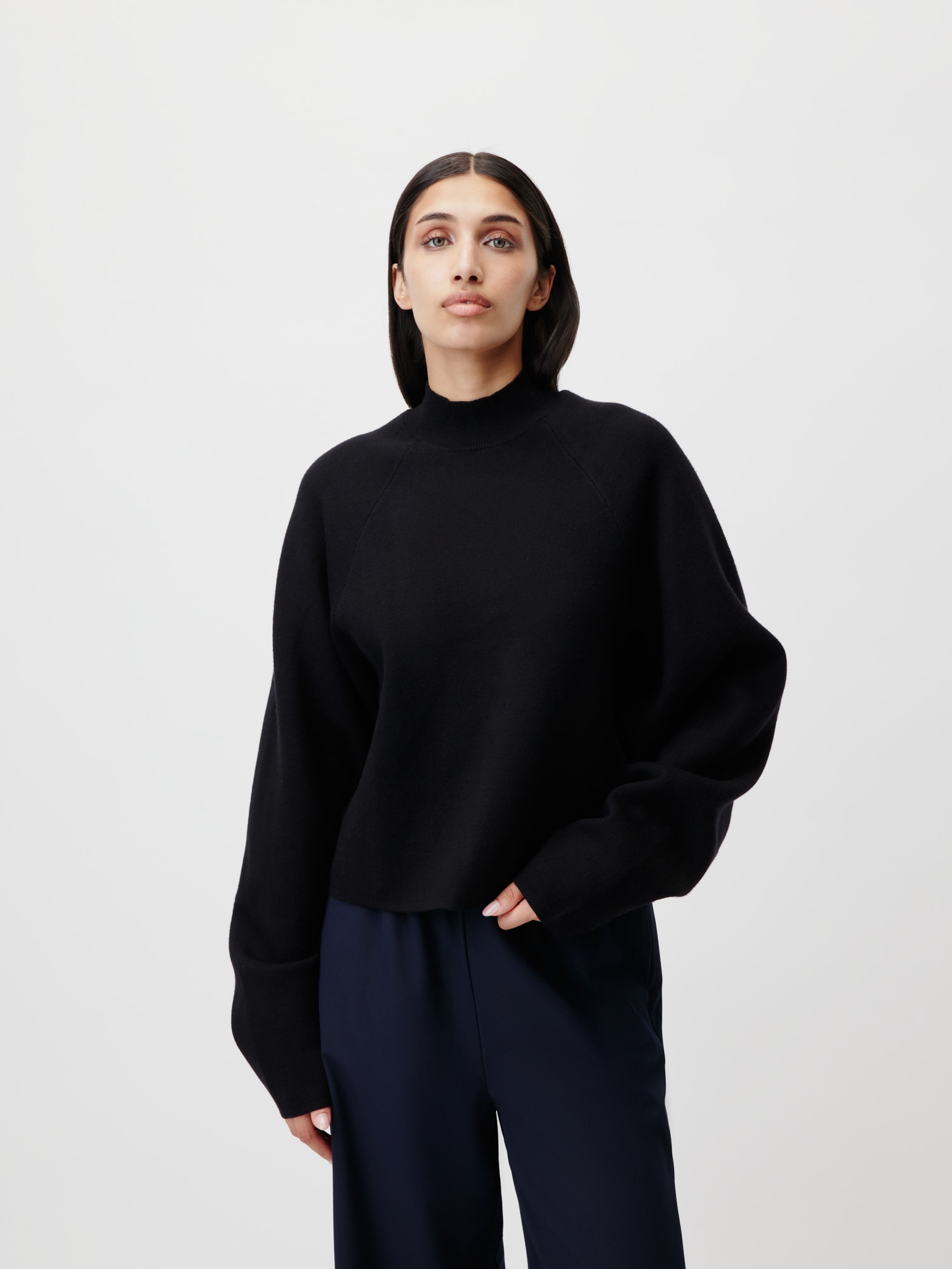 LeGer Pull en tricot »Heather, LeGer by Lena Gercke« coupe ample avec col rond