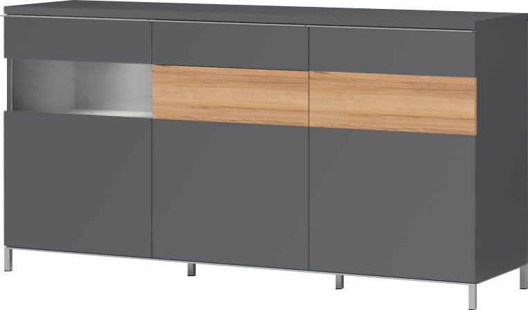 PLACES OF STYLE Sideboard »Onyx« Kommode mit Soft-Close-Funktion, Breite  167,5 cm