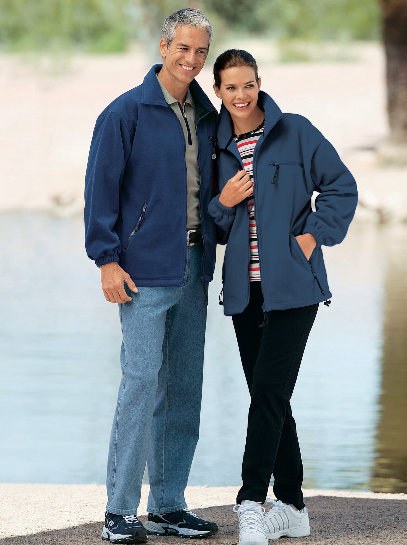 Classic Fleecejacke ohne Kapuze