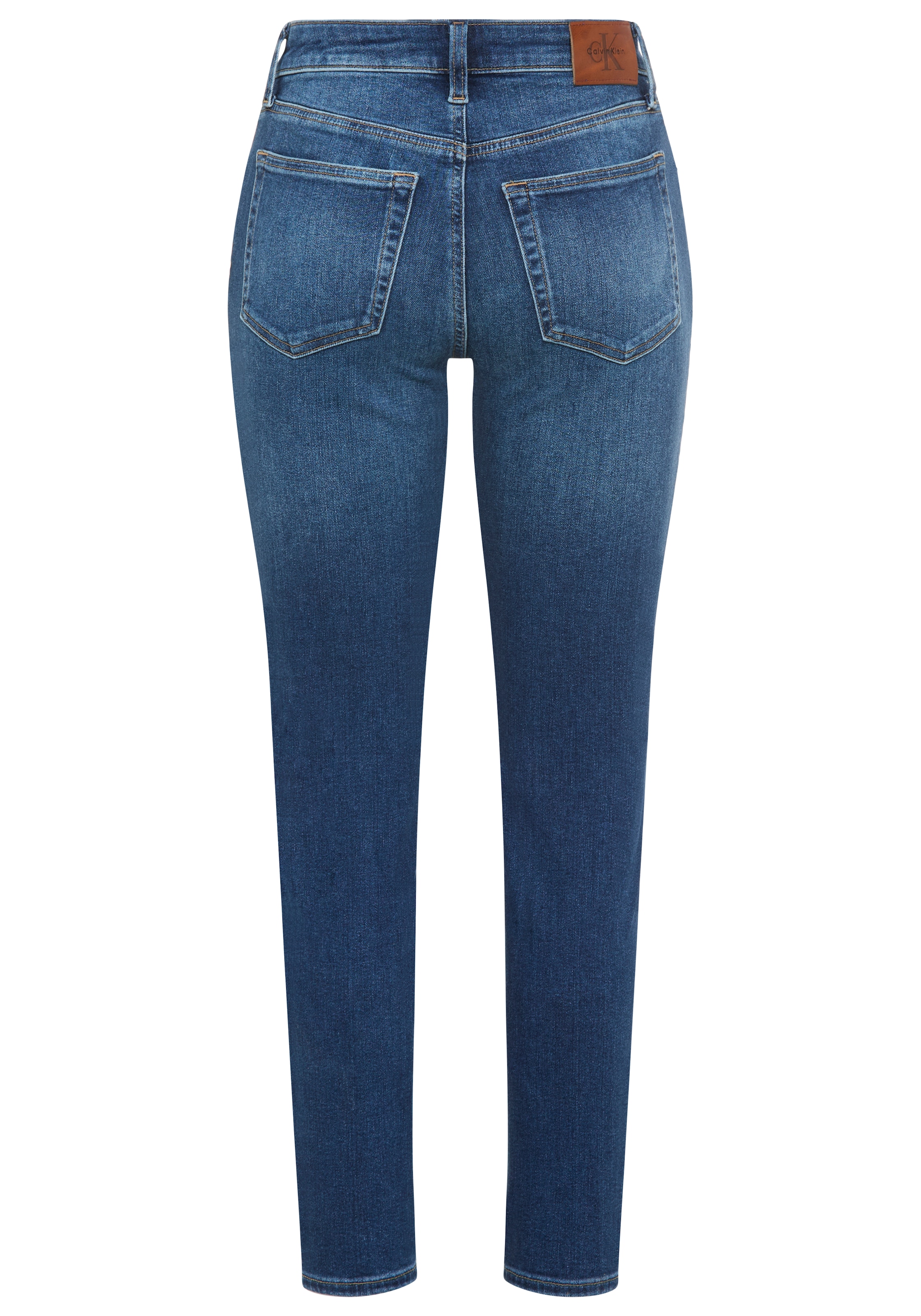 Calvin Klein Jeans Skinny-fit-Jeans »MID RISE SKINNY« Mit Gürtelschlaufen