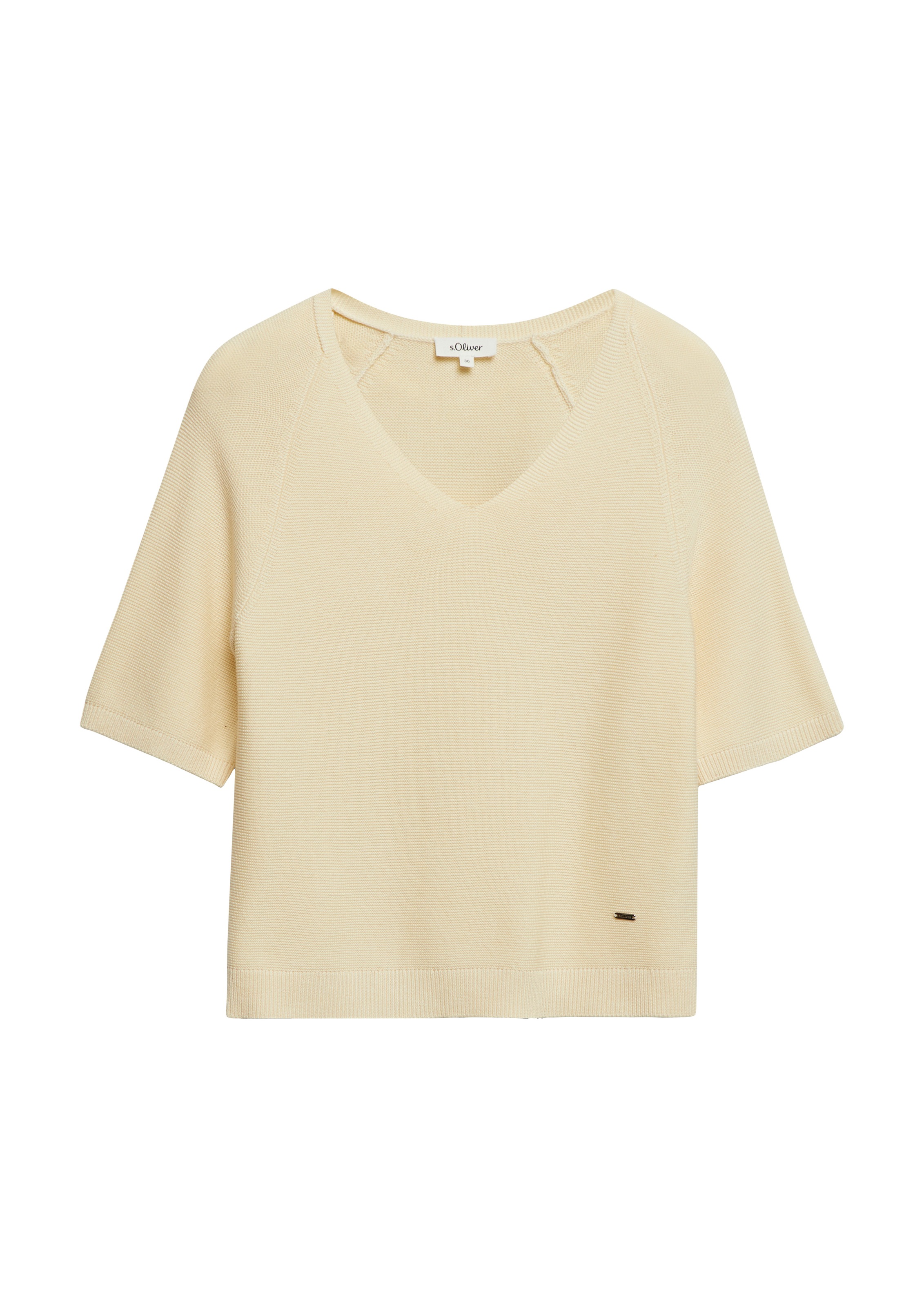 s.Oliver Pull col V col en V, manches mi-longues, uni