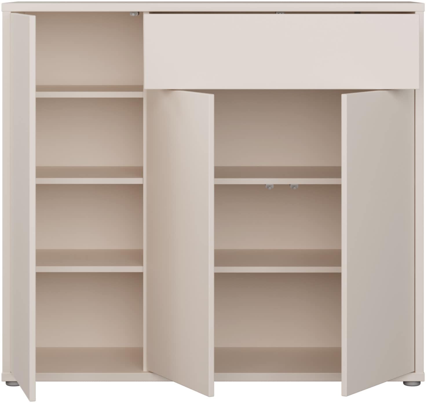 FORTE Armoire à chaussures »Alice Springs« L/H/P 109,2/99,1/34,9 cm Push to open, 20 paires de chaussures