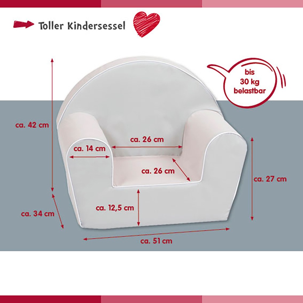 Knorrtoys® Sessel »Baby Treflinka« für Kinder; Made in Europe