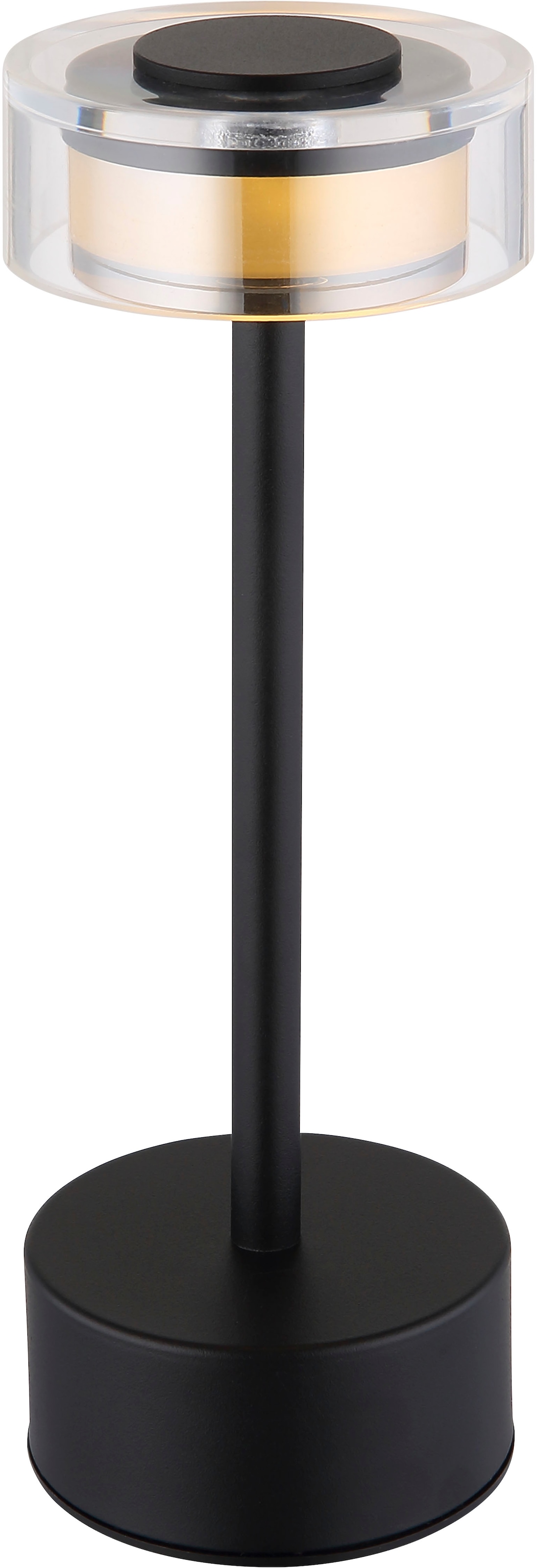 GLOBO LIGHTING LED Tischleuchte »SHIRA« LED-Modul 1 Stk. warmweiss - kaltweiss Akkutischleuchte, Touchdimmer, Lichttemperaturwechsel