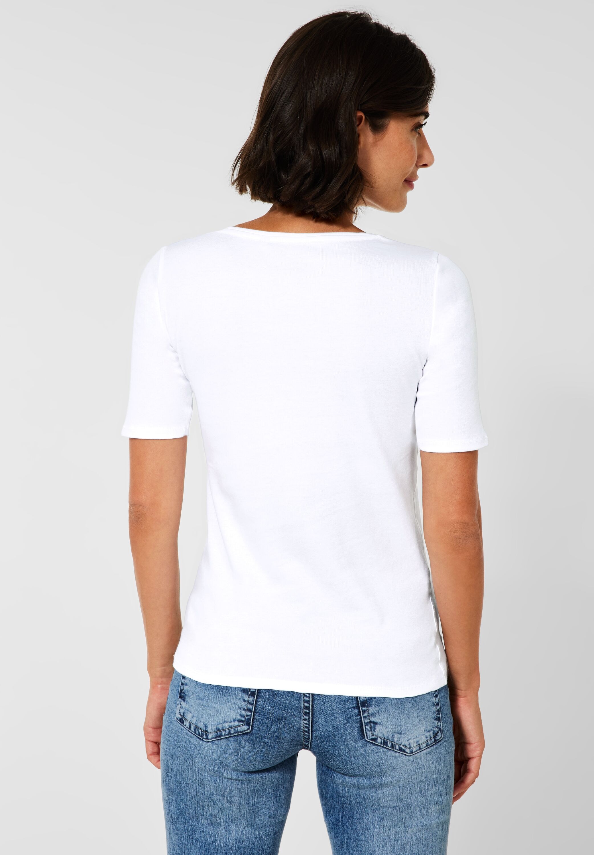 Cecil T-Shirt »Style Lena« mit klassischem Rundhalsausschnitt
