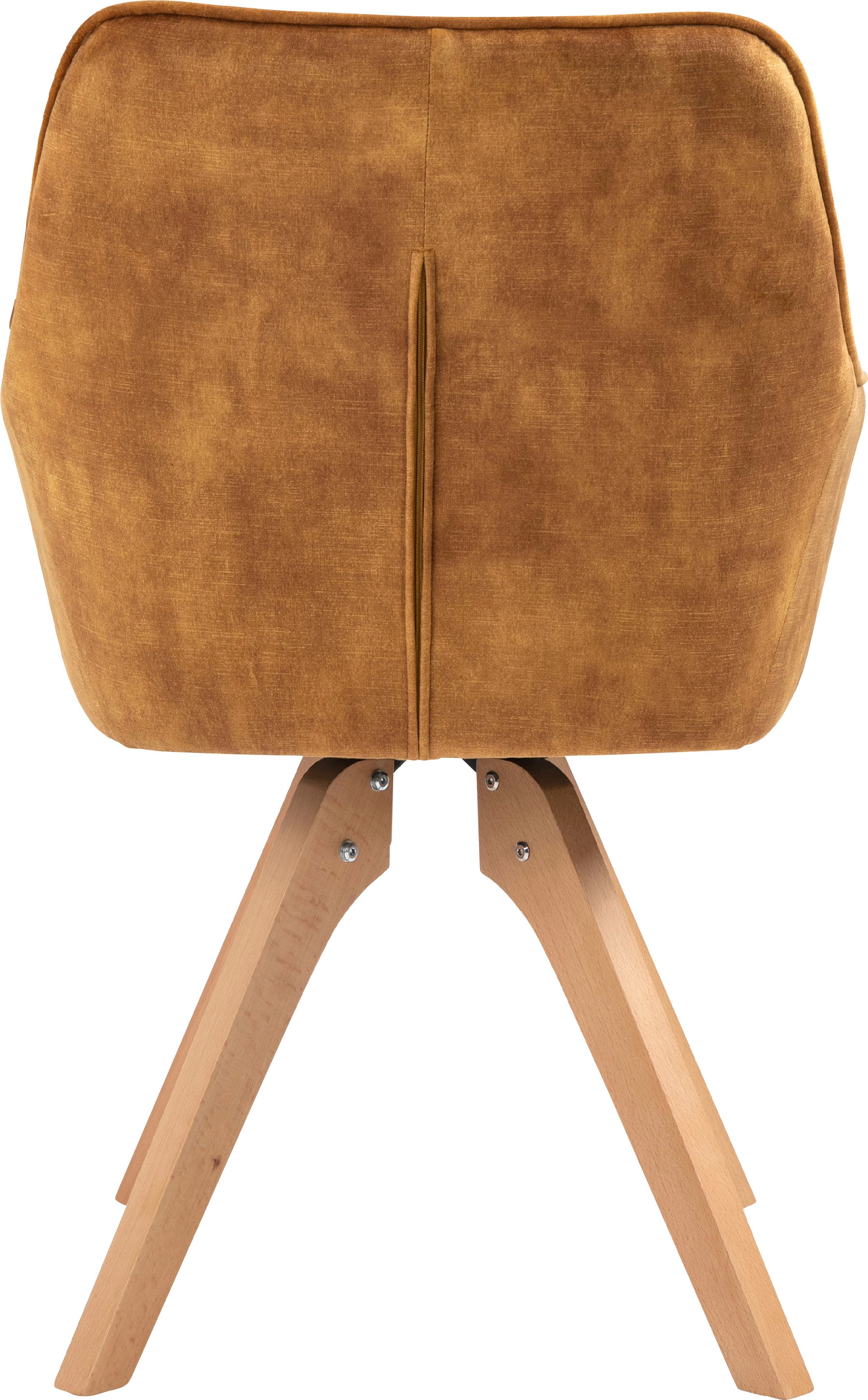 SalesFever Ensemble de salle à manger »Stilvolle Sitzgruppe« 5-teiliges Set: Samtverlours-Stühle, 180° drehbar, Tischbreite 180 cm