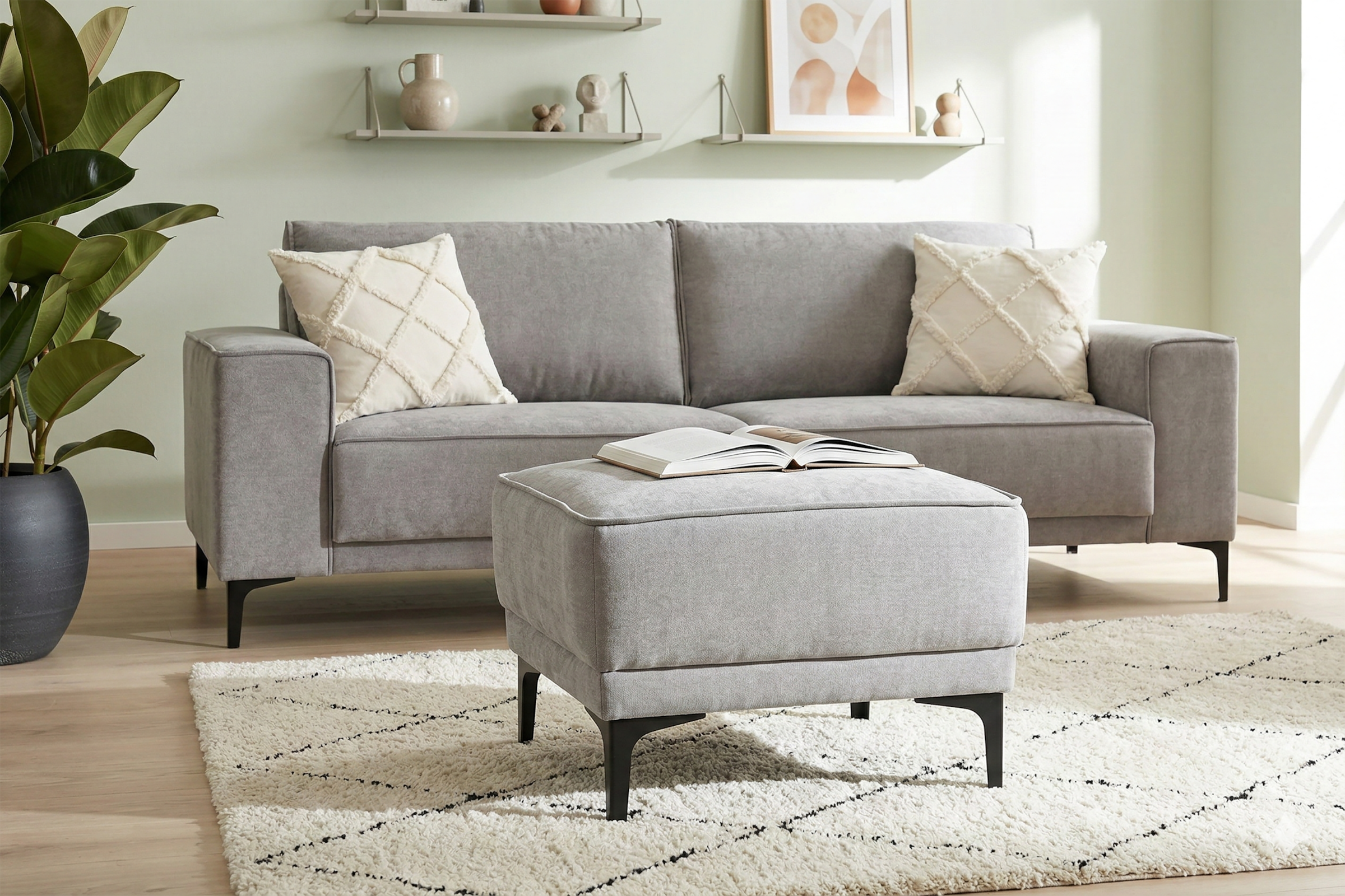 GOODproduct Polsterhocker »Oland« passend zur Serie OLAND