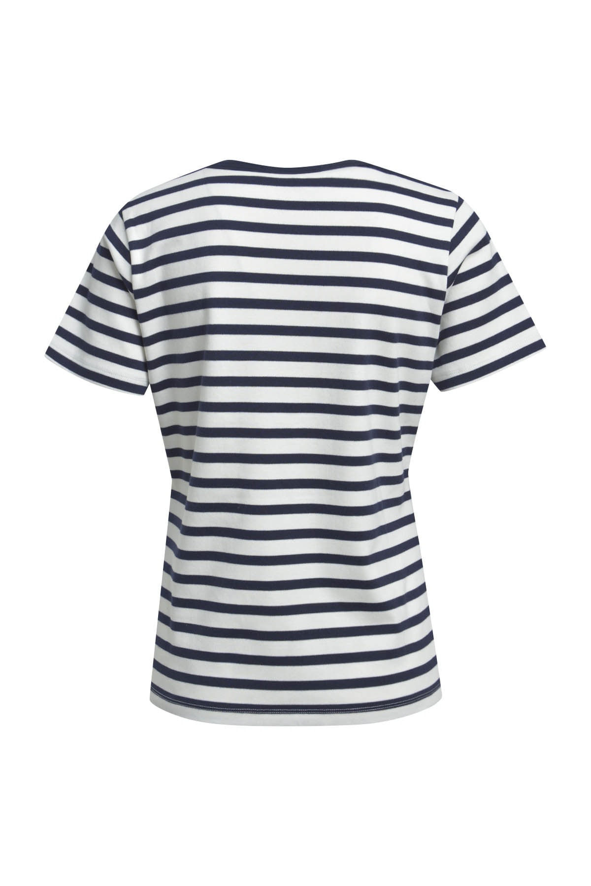 Smith & Soul T-Shirt im Streifendesign, Stickerei vorn